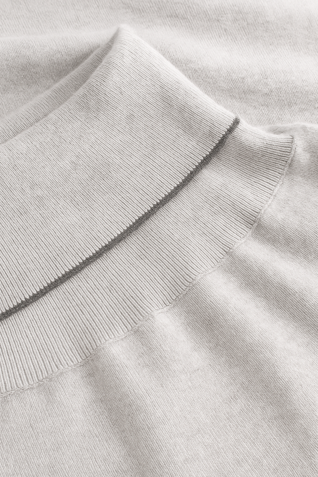 Turleneck merino blend in silver