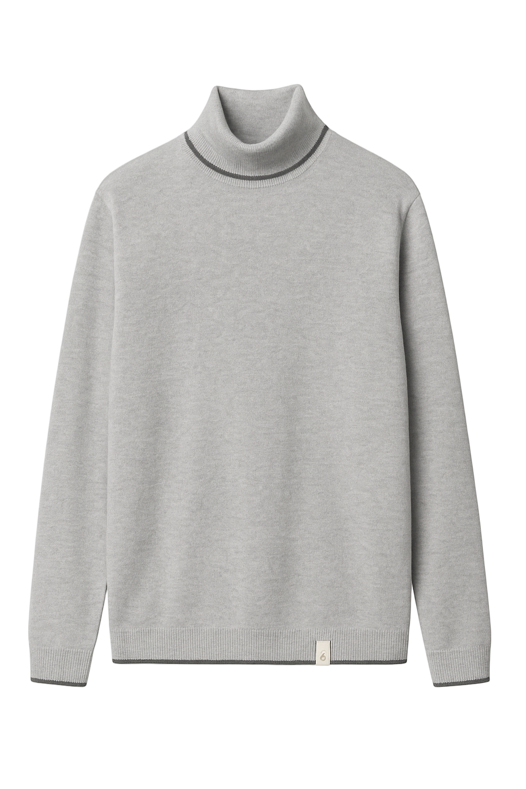 Turleneck merino blend in silver