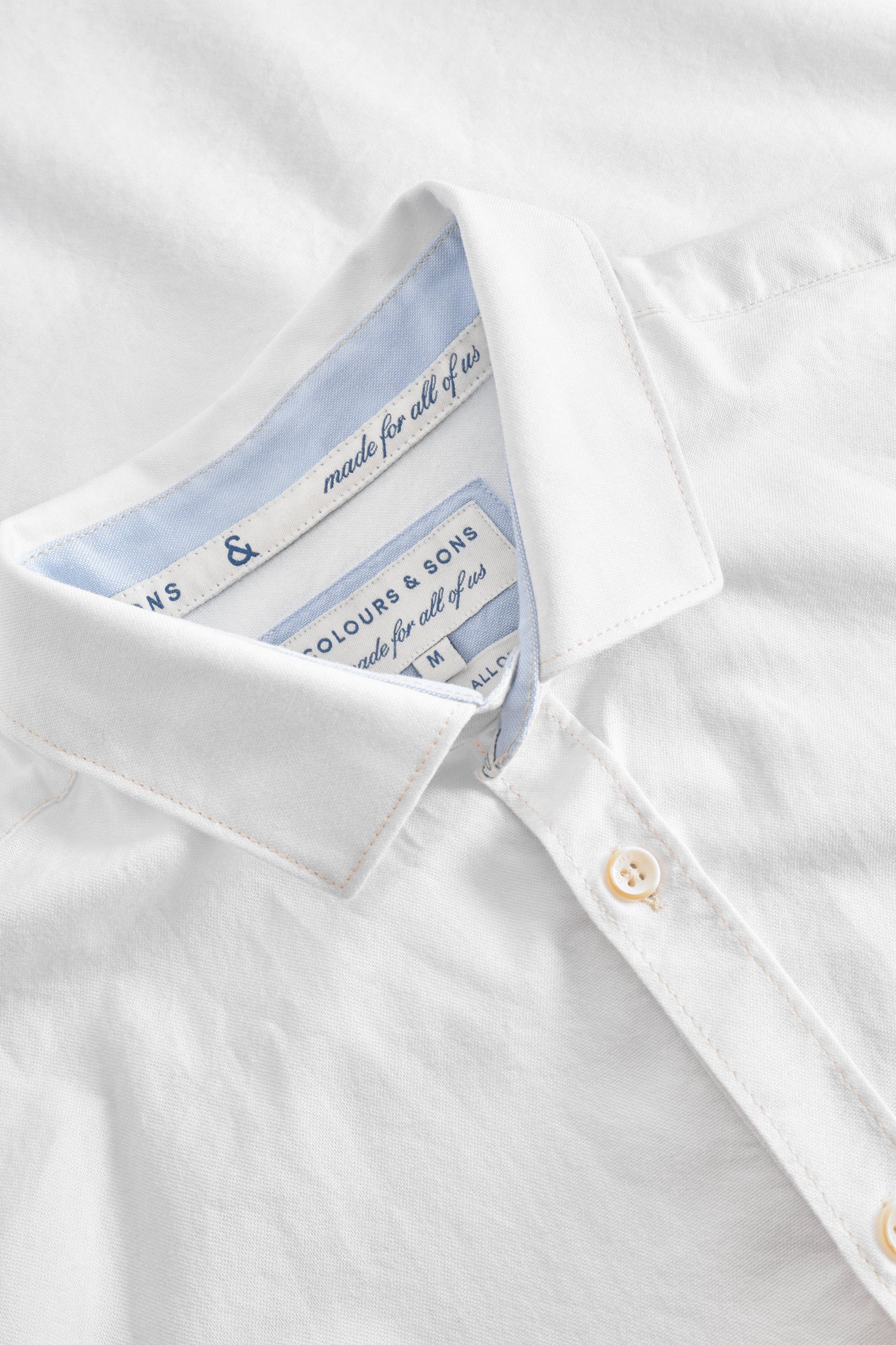 Shirt-Soft Oxford in White Shirts Colours and Sons