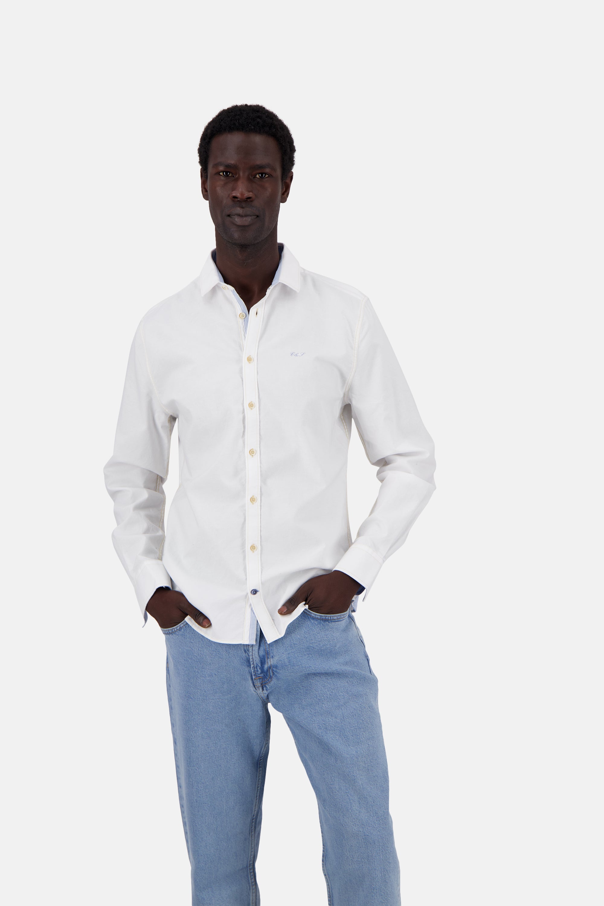 Shirt-Soft Oxford in White Shirts Colours and Sons