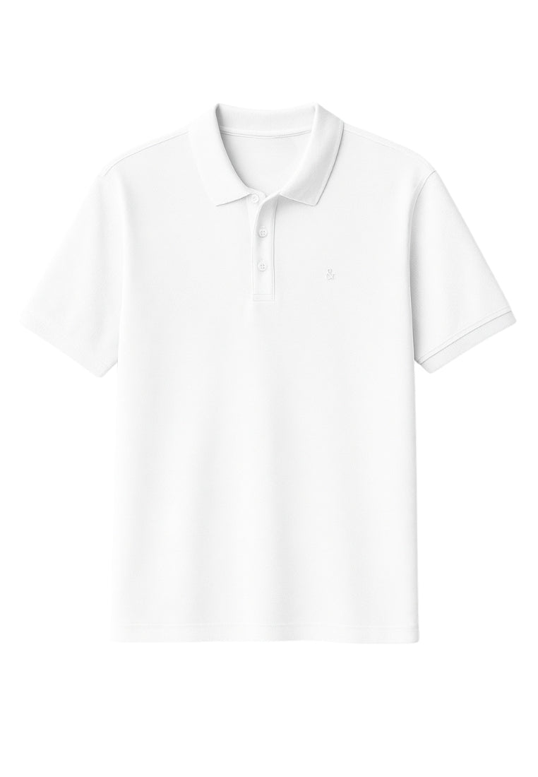 Polo Garment Dyed in White T-Shirts Colours and Sons