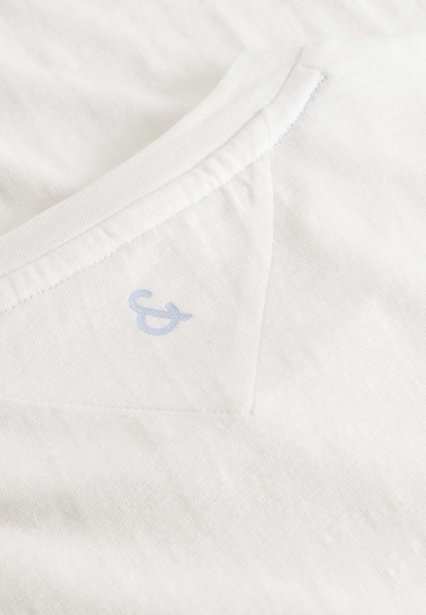T-Shirt-Linen Blend in White T-Shirts Colours and Sons