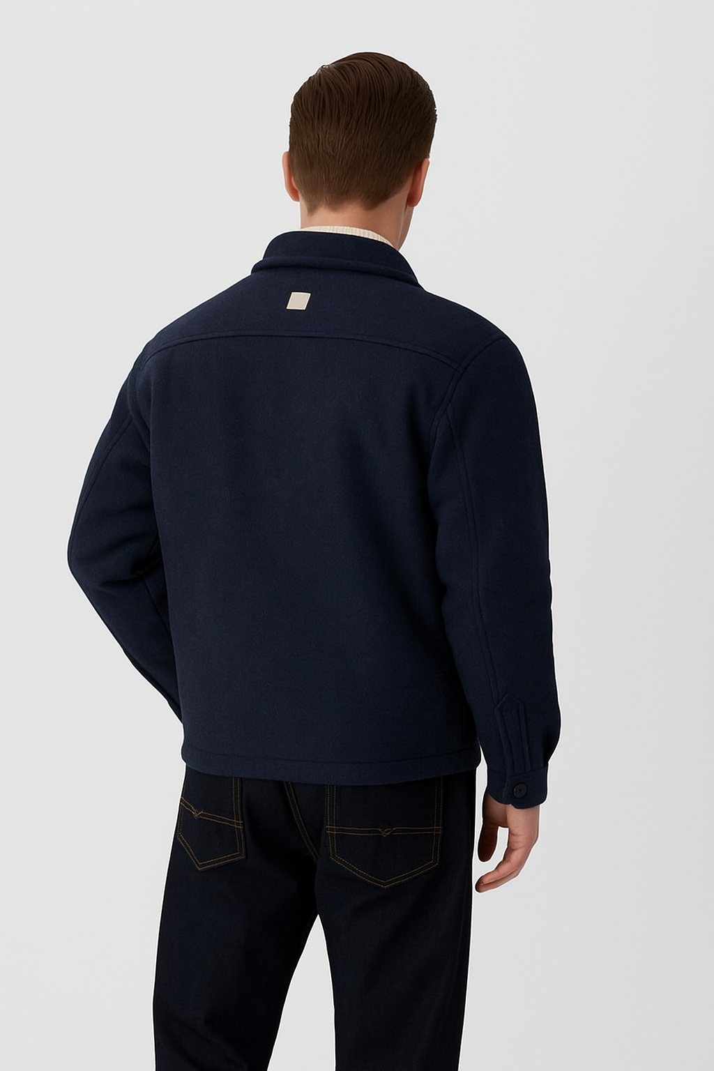 Worker Jacket-Soft Touch in Navy