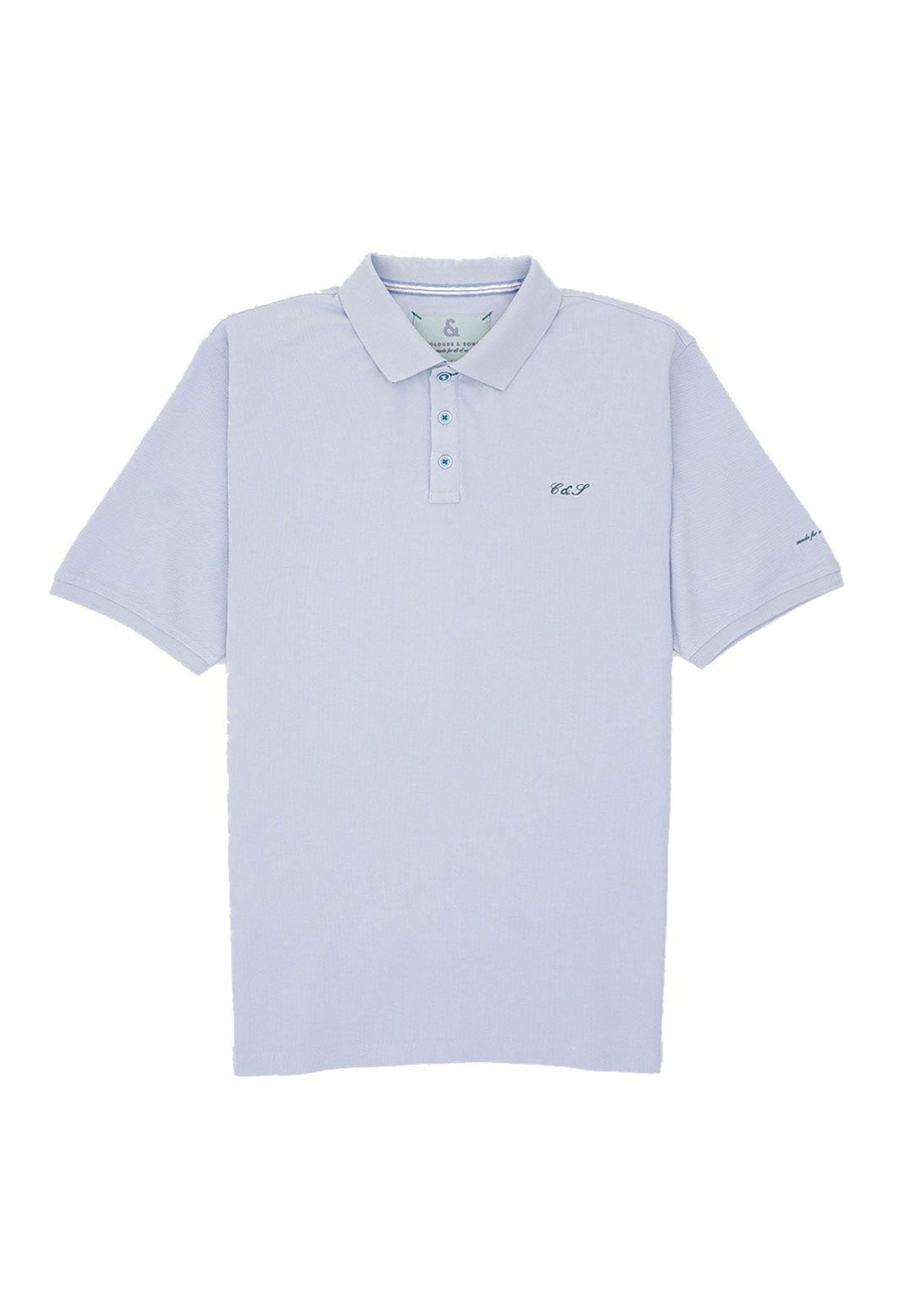 Polo Embroidery in Sky Polos Colours and Sons   