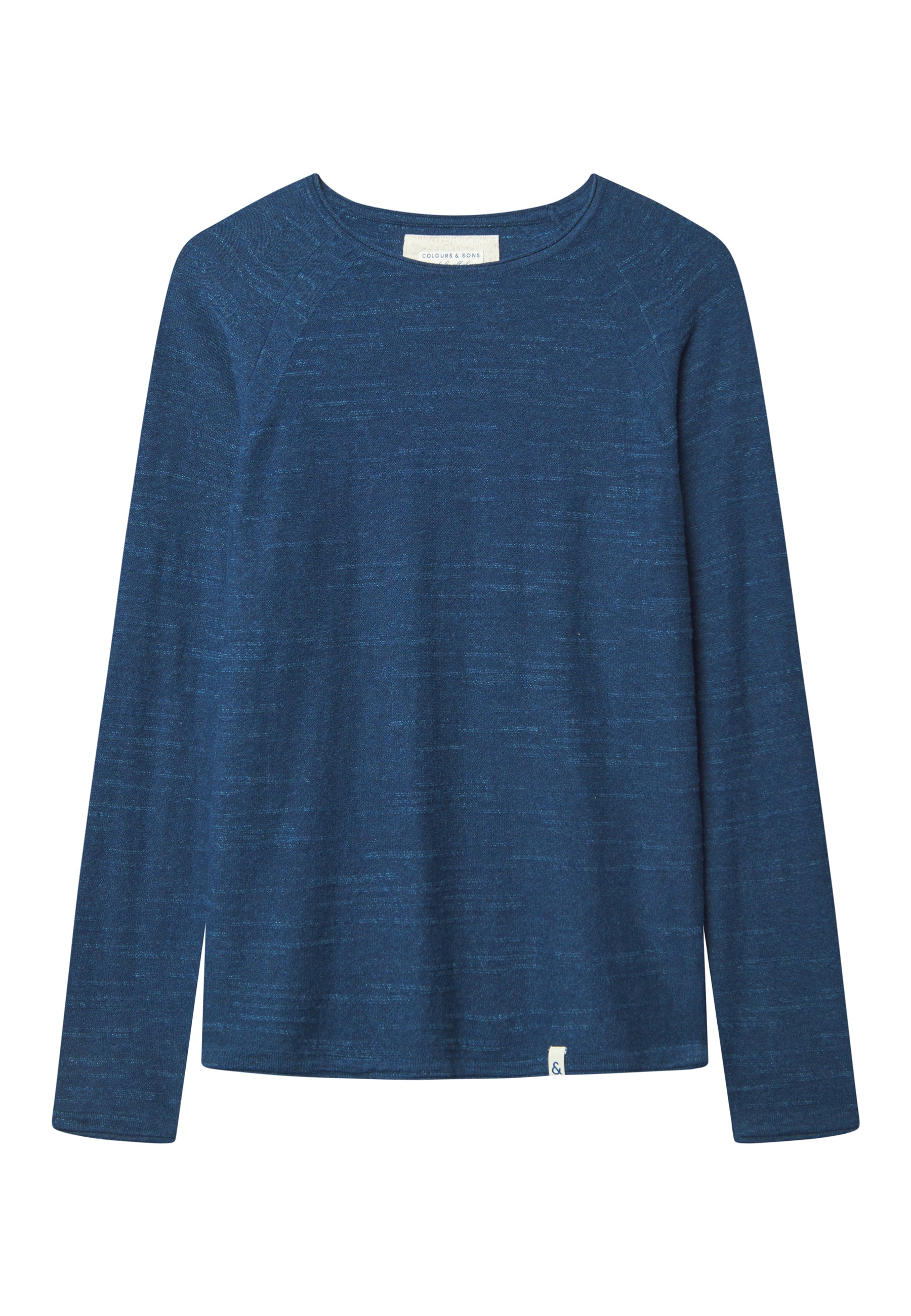 Roundneck-Slub in Navy Sweater Colours and Sons   