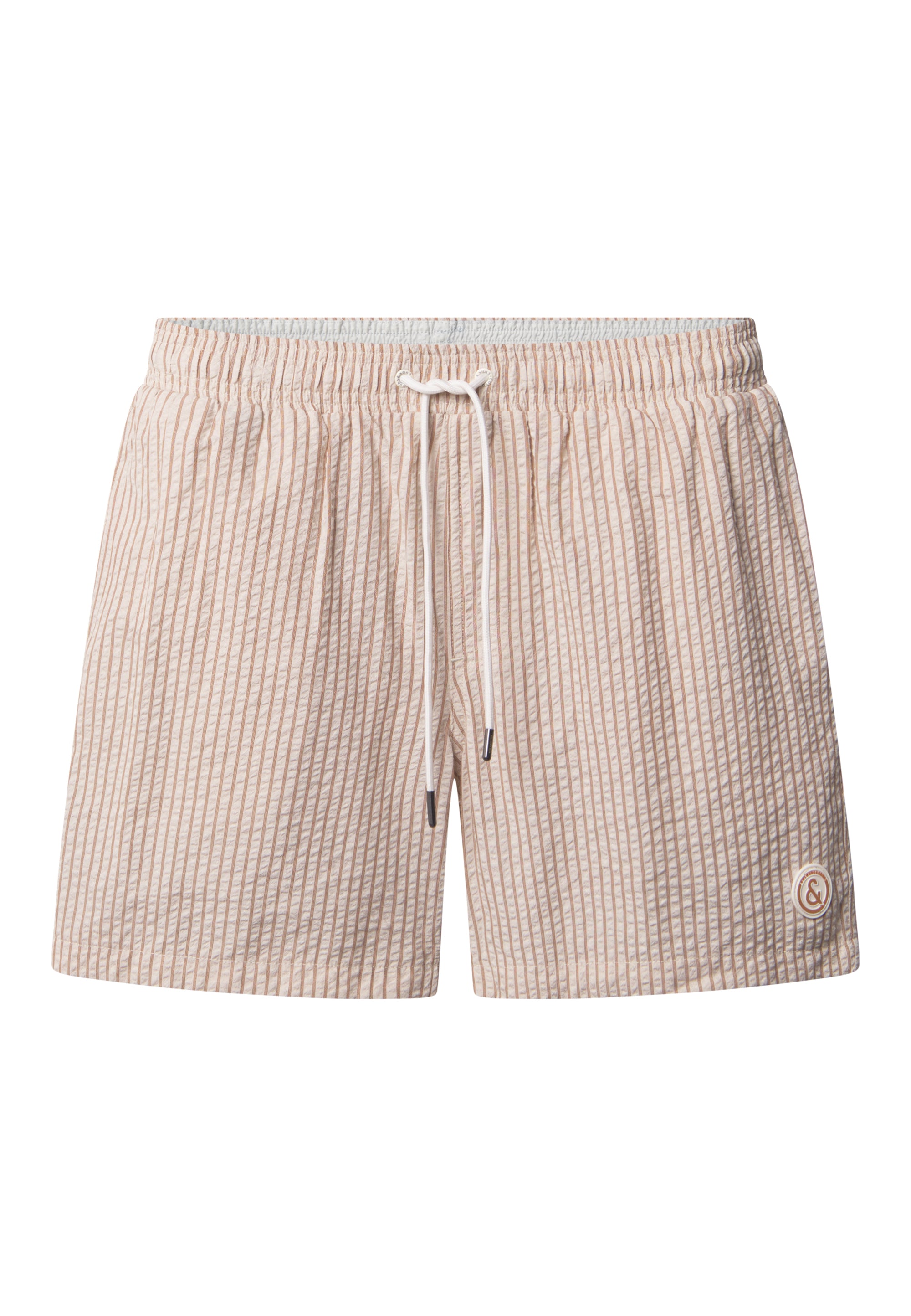 Swimshorts - Seersucker in Sienna Stripes swim trunks Colours and Sons   