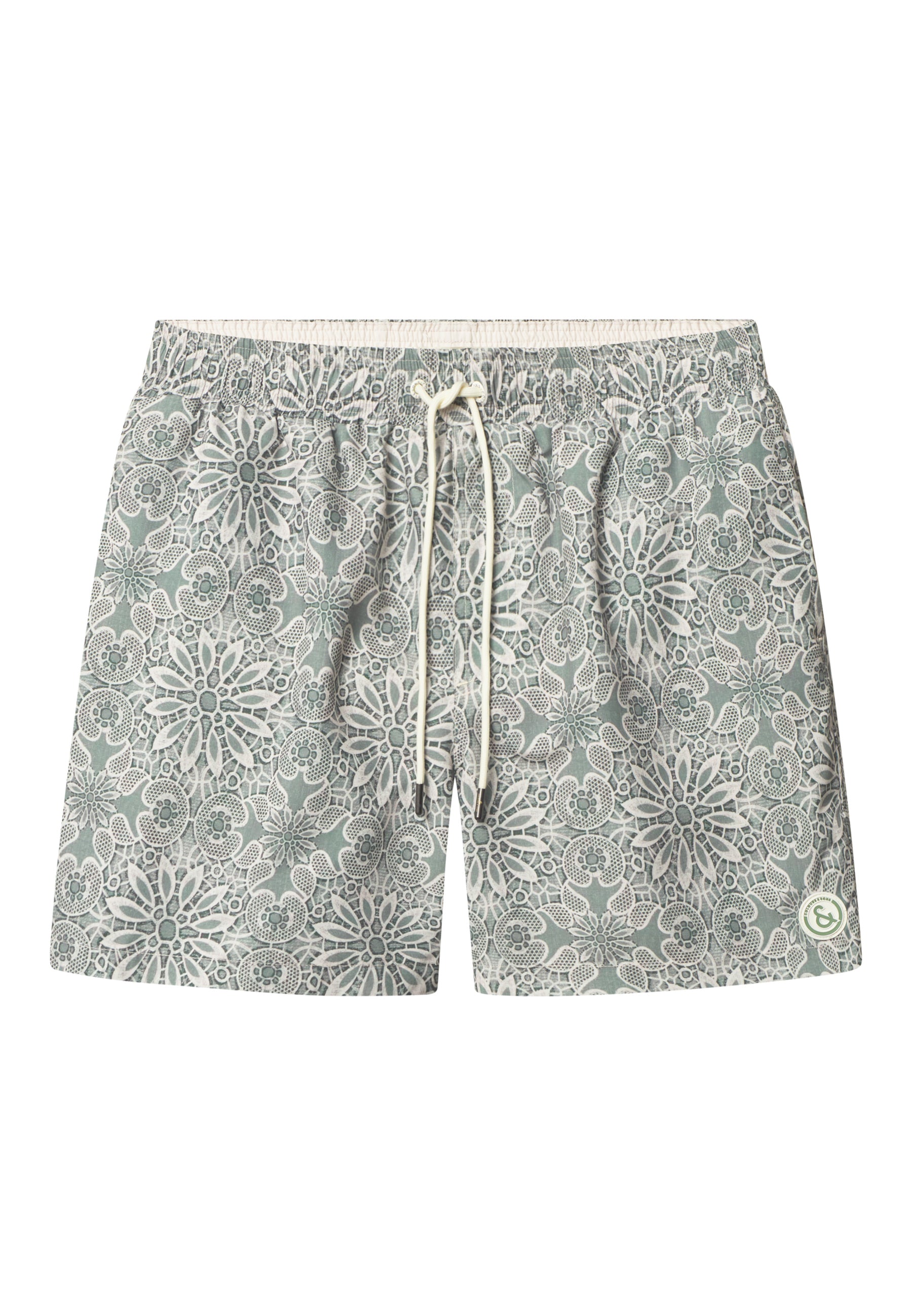 Swimshorts-Printed in Japanese Tile Swim Trunks Colours and Sons