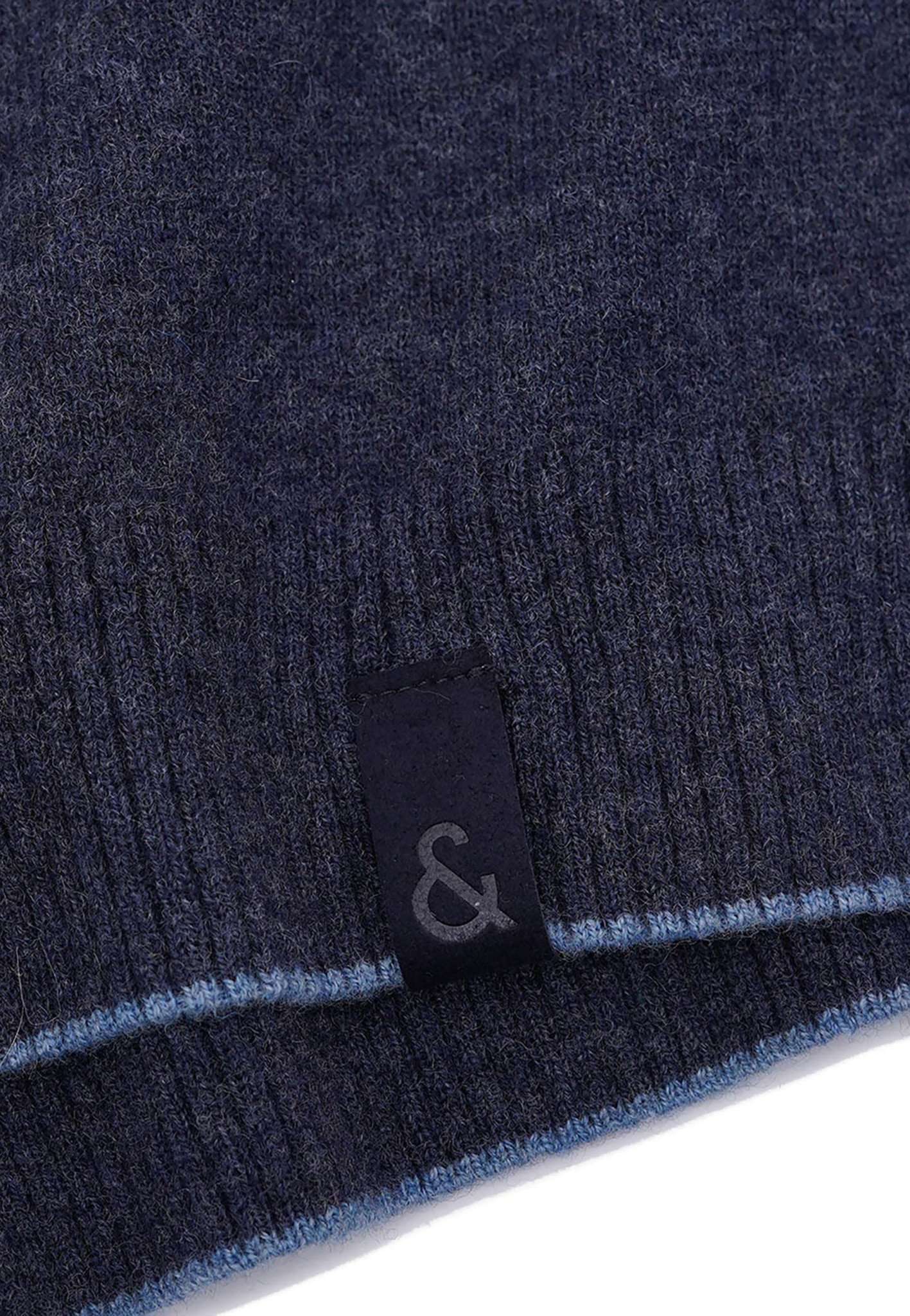 Roundneck Merino Blend in Navy Sweater Colours and Sons   