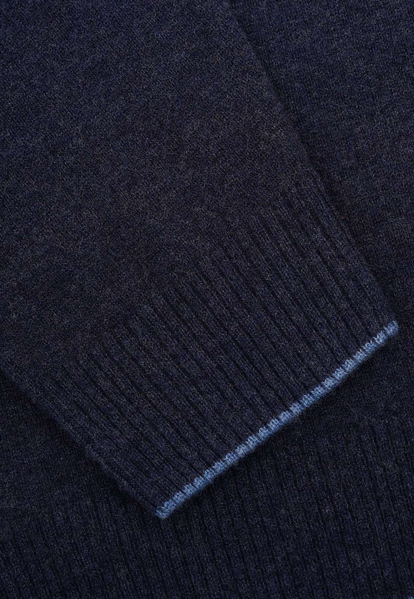 Roundneck Merino Blend in Navy Sweater Colours and Sons   