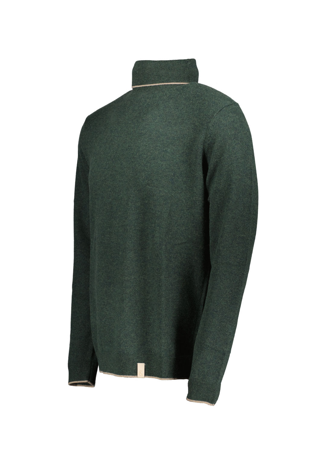 Turtleneck merino blend in moss sweater Colours and Sons   