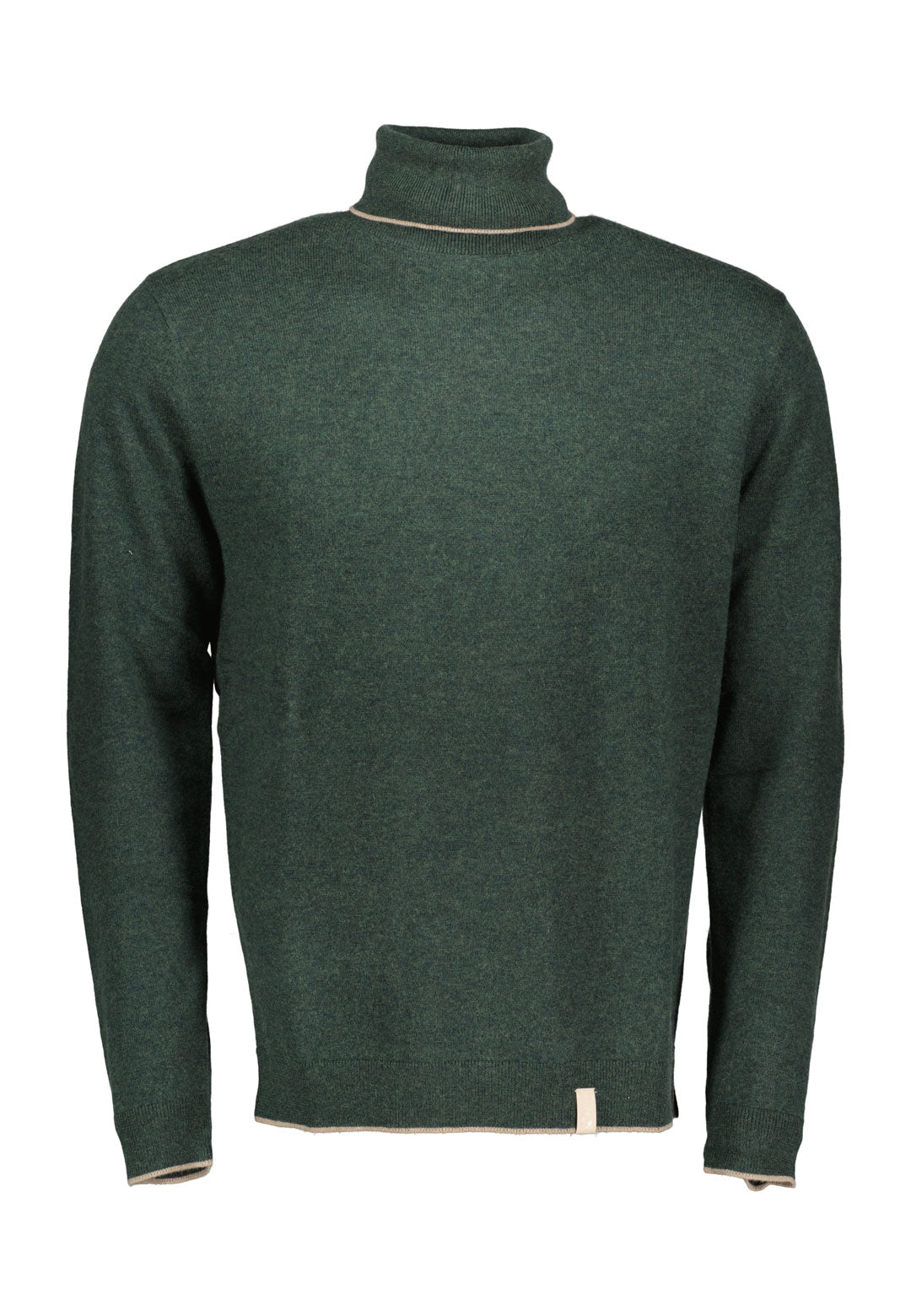 Turtleneck merino blend in moss sweater Colours and Sons   