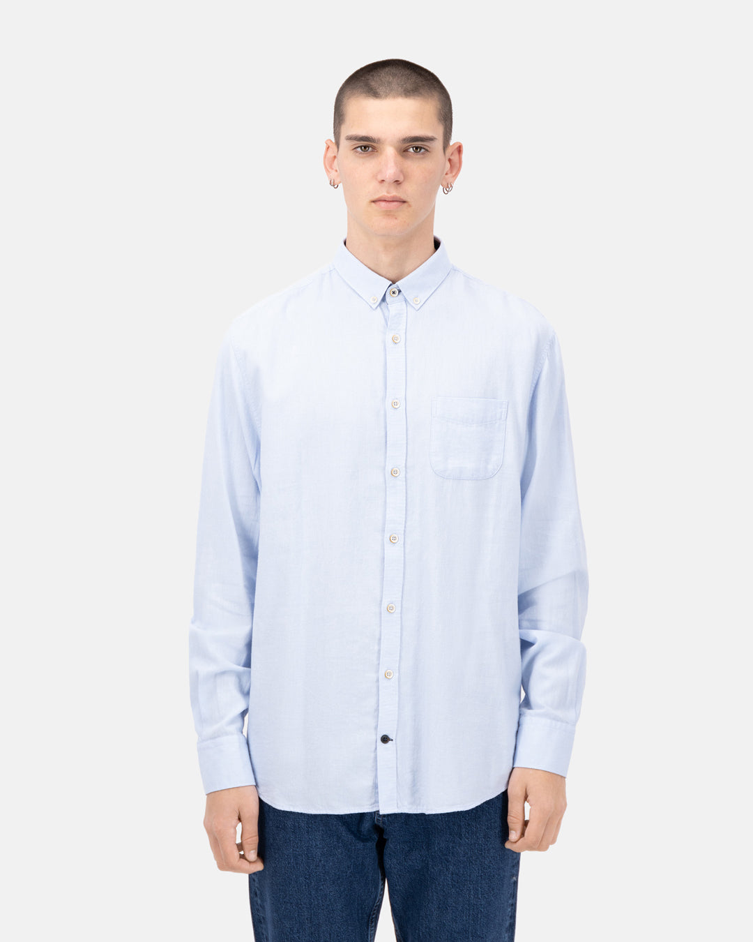 Shirt-Brushed Twill in Sky Shirts Colours and Sons   