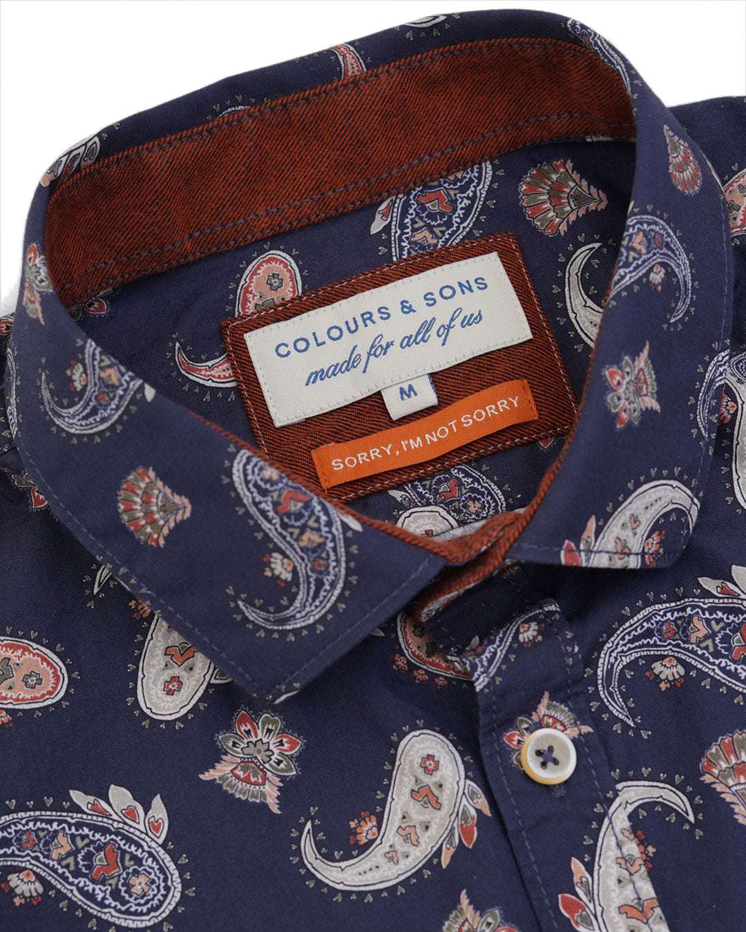 Shirt paisley print in big paisley shirts Colours and Sons   