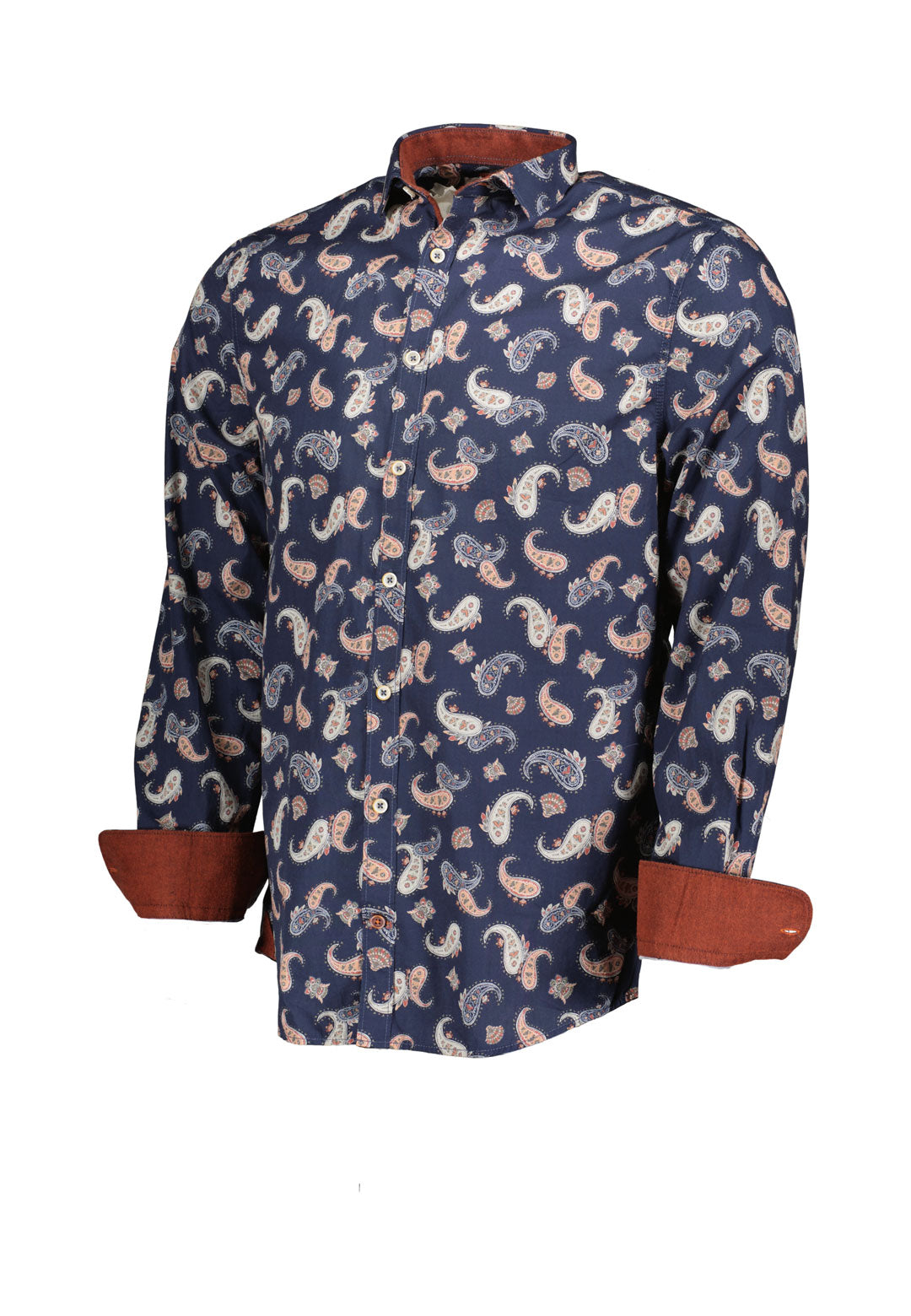 Shirt paisley print in big paisley shirts Colours and Sons   