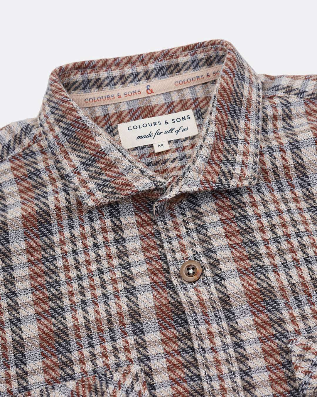 Shirt Check in Dusty Bronce Check Shirts Colours and Sons   