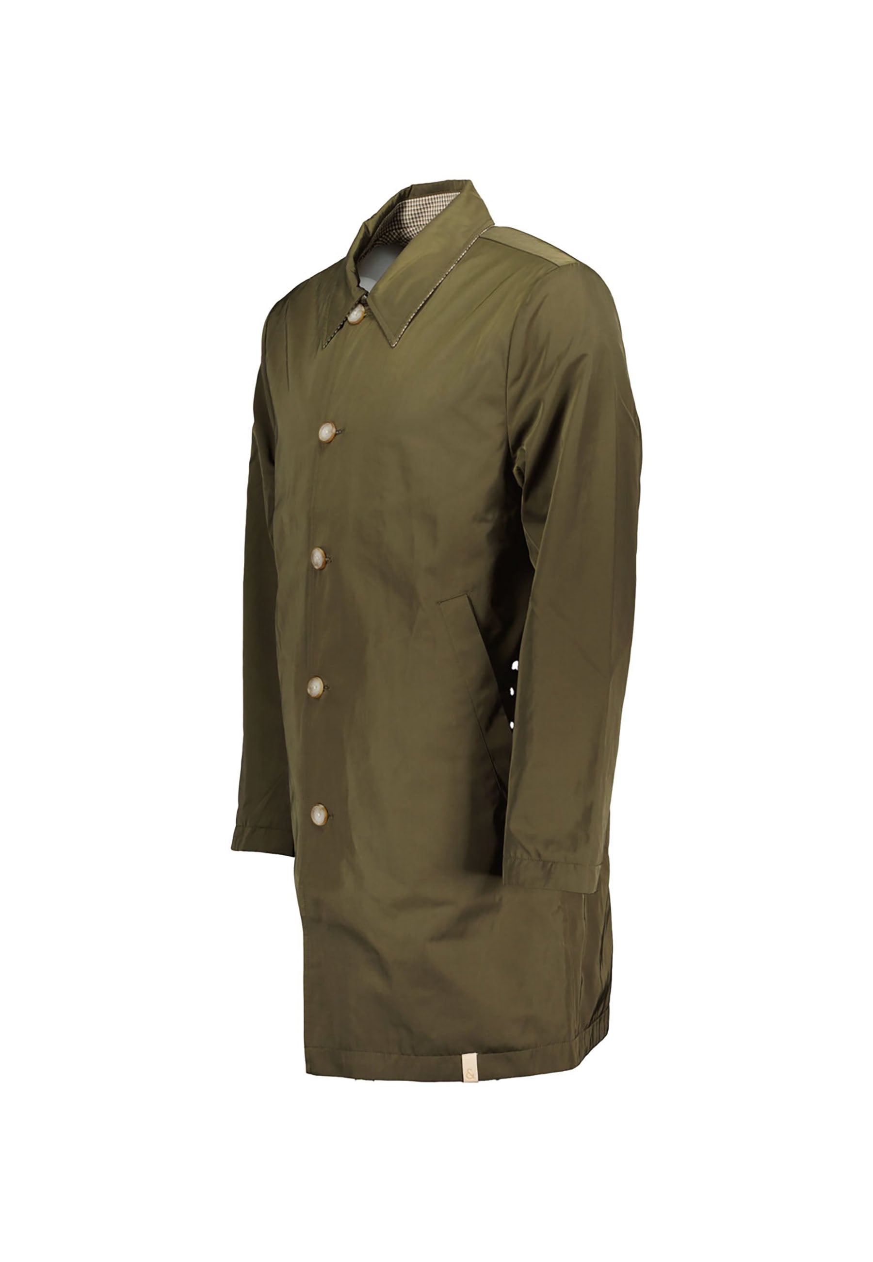 Coat-Reversible in Olive Jackets Colours and Sons   