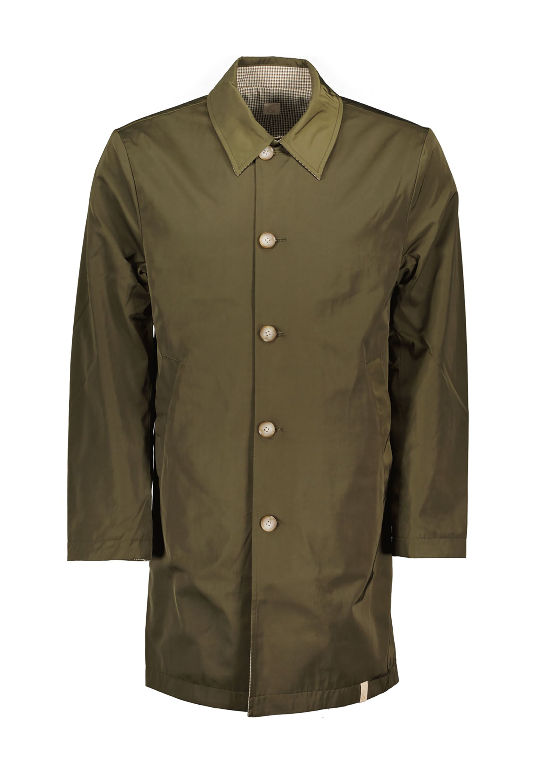 Coat-Reversible in Olive Jackets Colours and Sons   