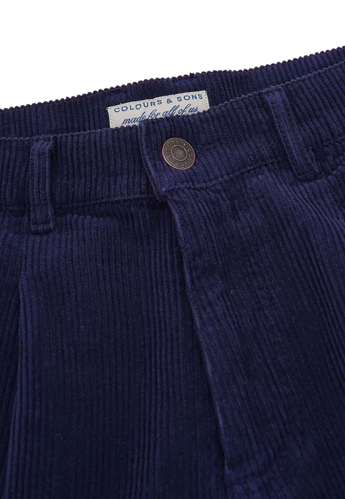 Pants corduroy in navy pants Colours and Sons   