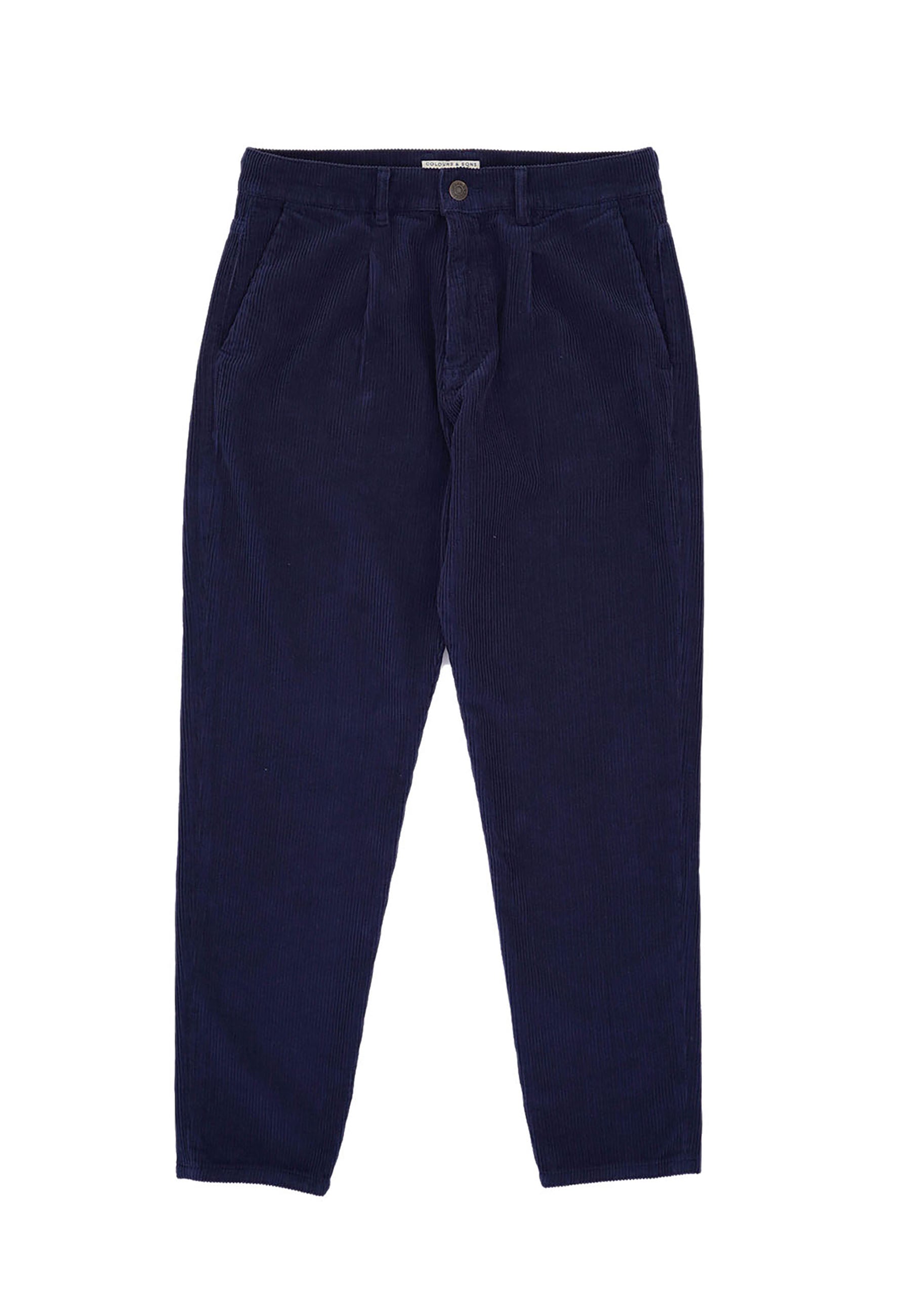 Pants corduroy in navy pants Colours and Sons   