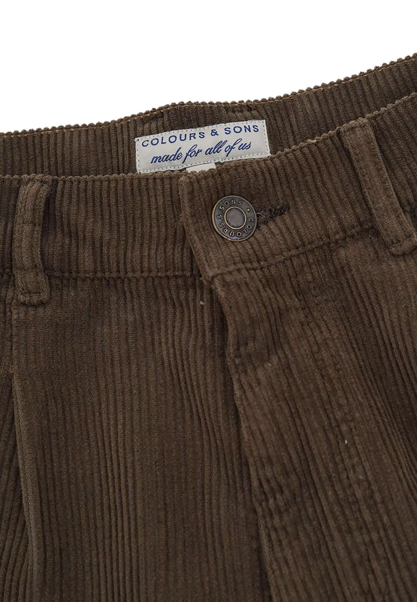 Pants corduroy in olive pants Colours and Sons   