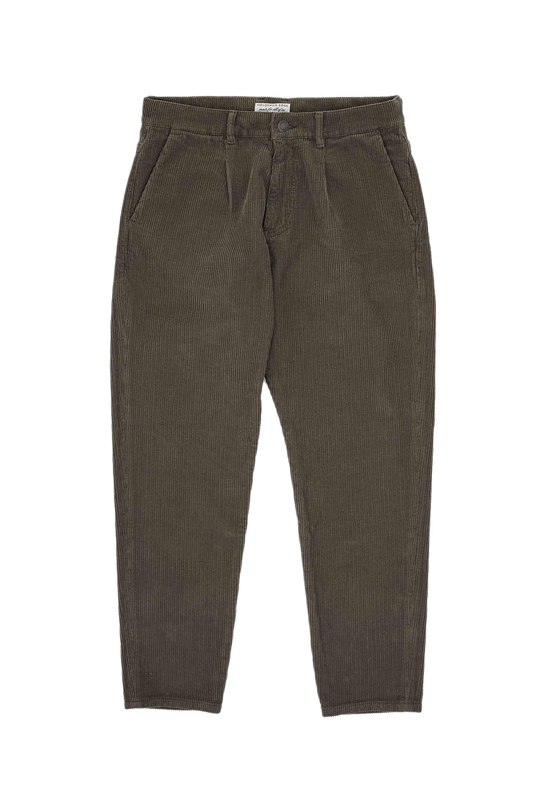 Pants corduroy in olive pants Colours and Sons   