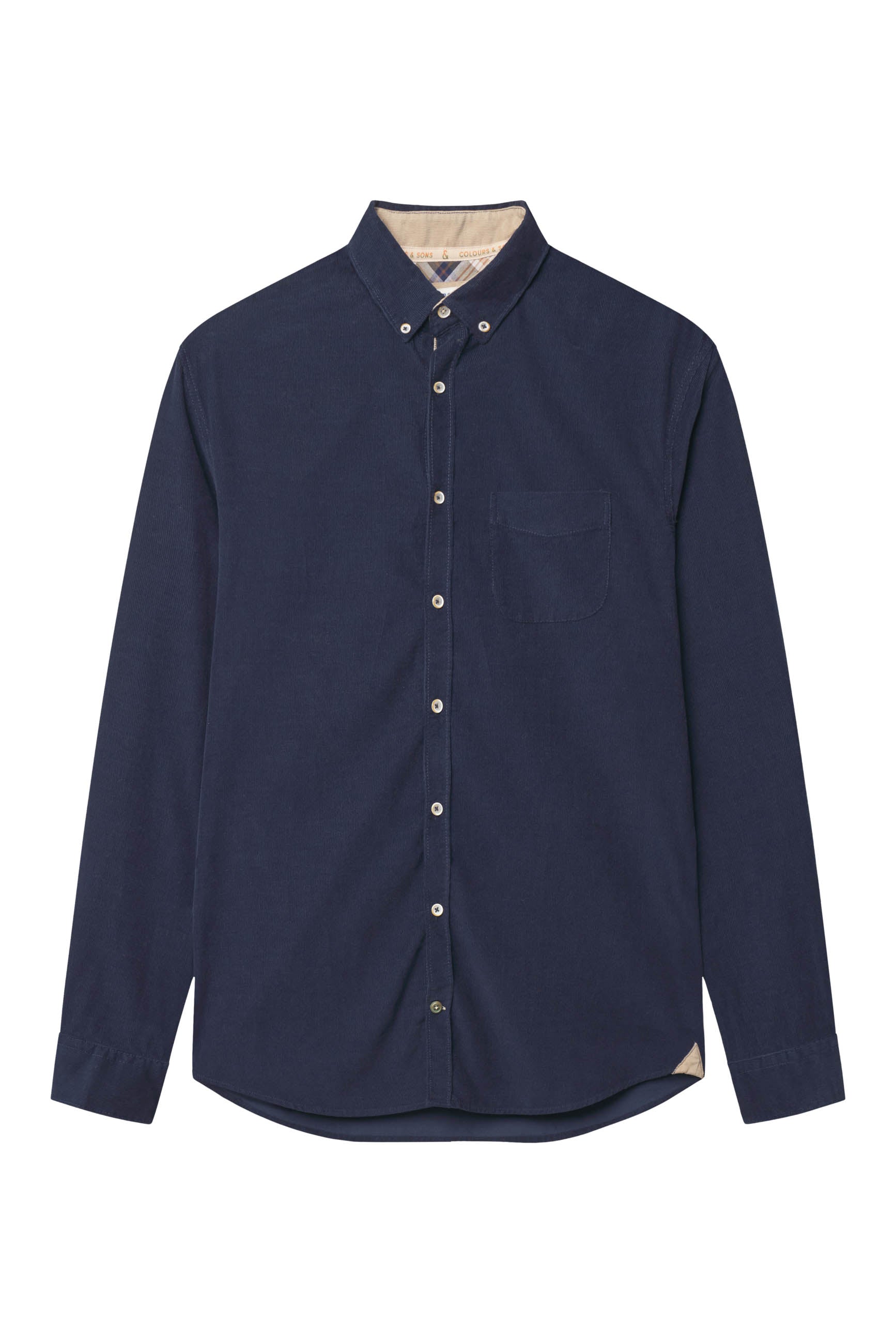 Shirt Corduroy in Navy Shirts Colours and Sons   