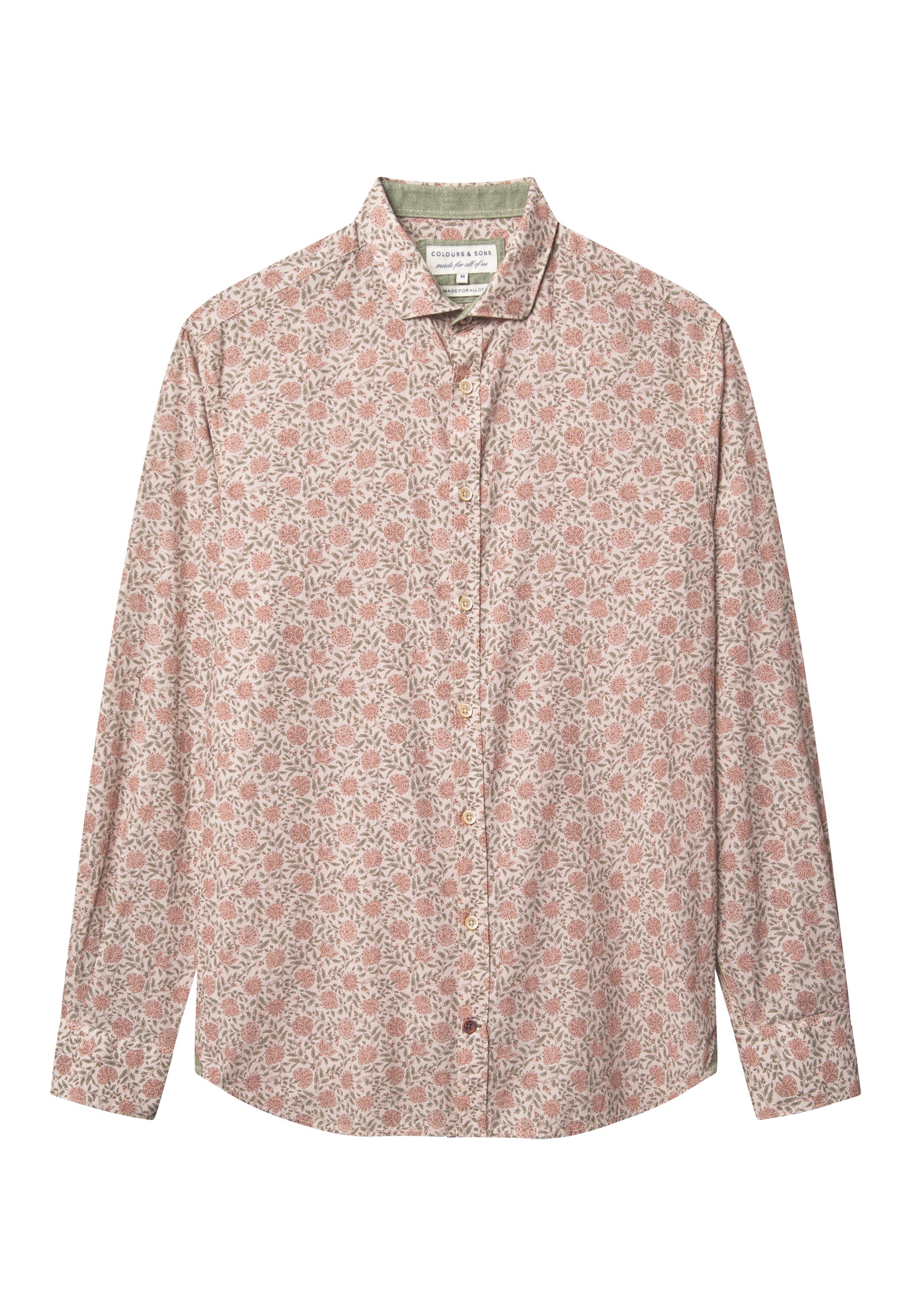 Shirt Printed in Mezcal Flowers Shirts Colours and Sons   