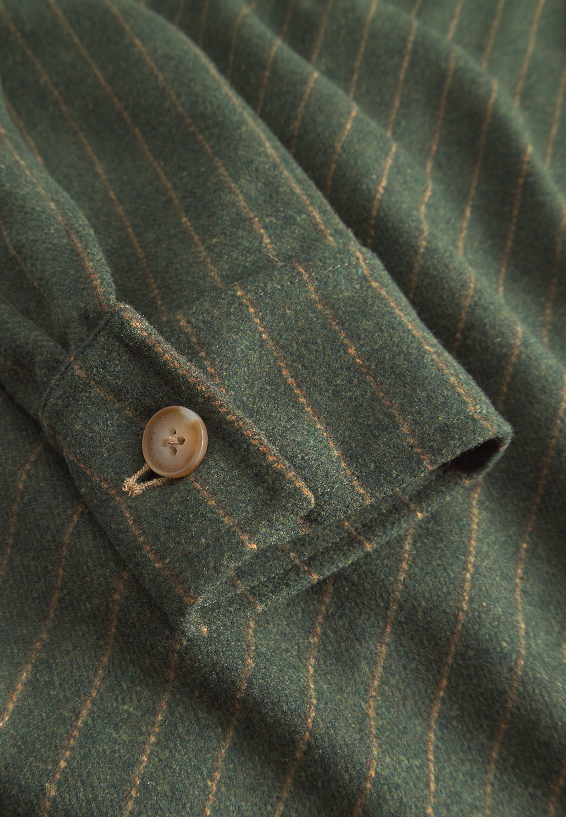 Overshirt Pin Stripes in Yucca Stripes Jackets Colours and Sons   