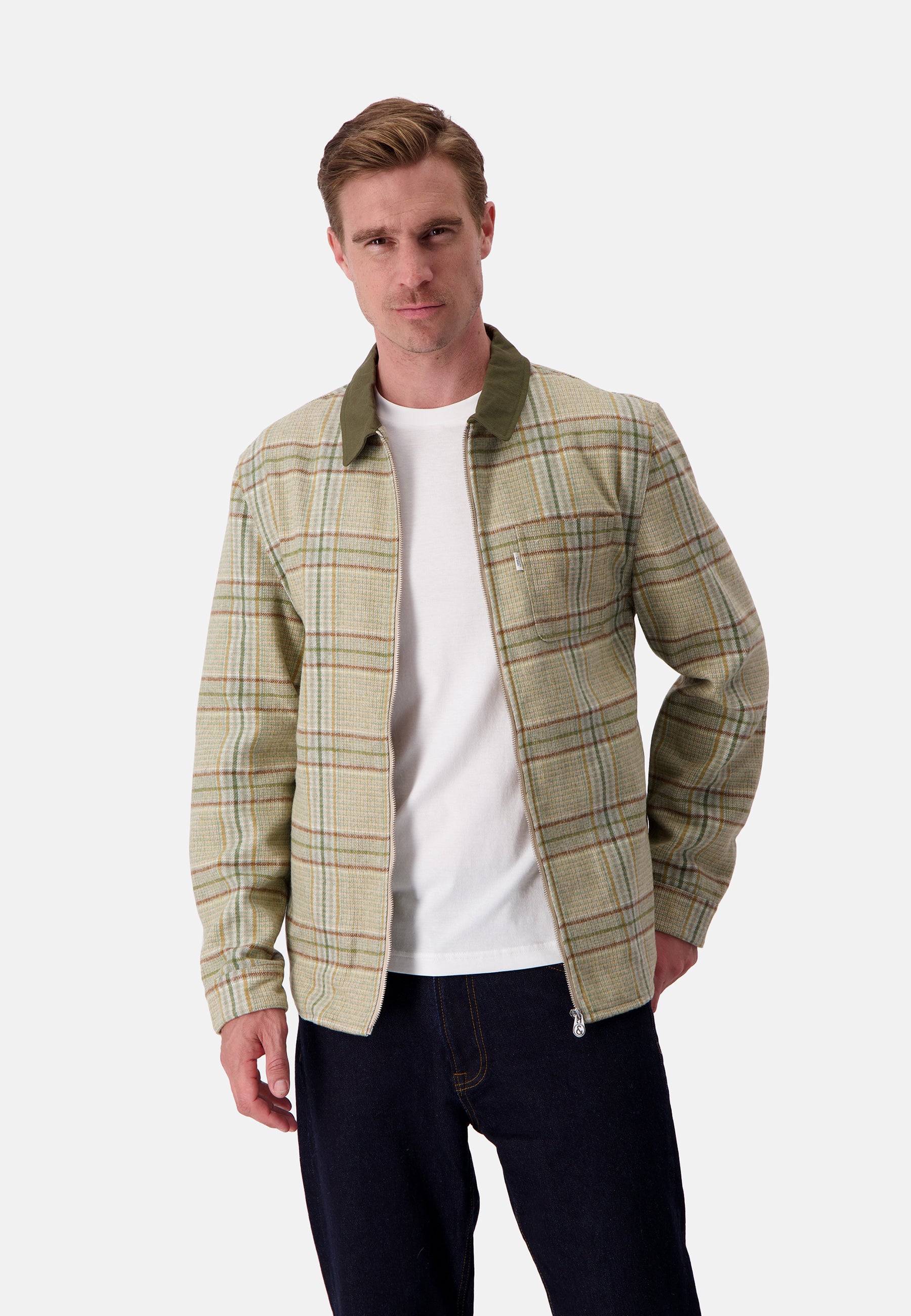 Overshirt Checked in Clover Check Jackets Colours and Sons   