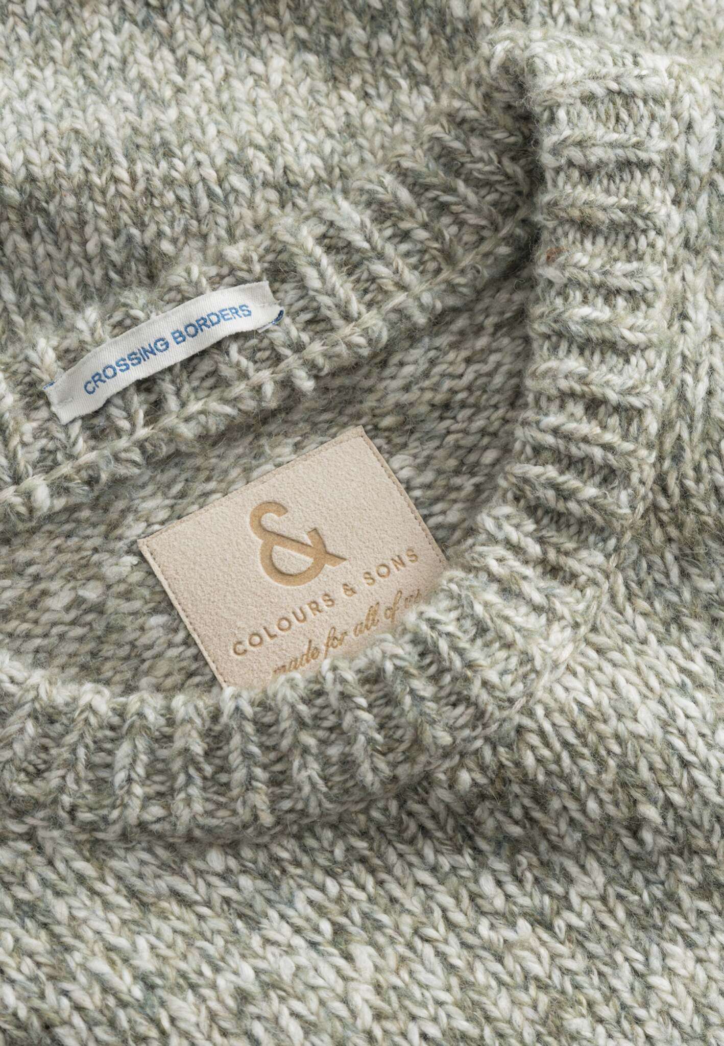 Roundneck-Marl in Hunter Pullover Colours and Sons