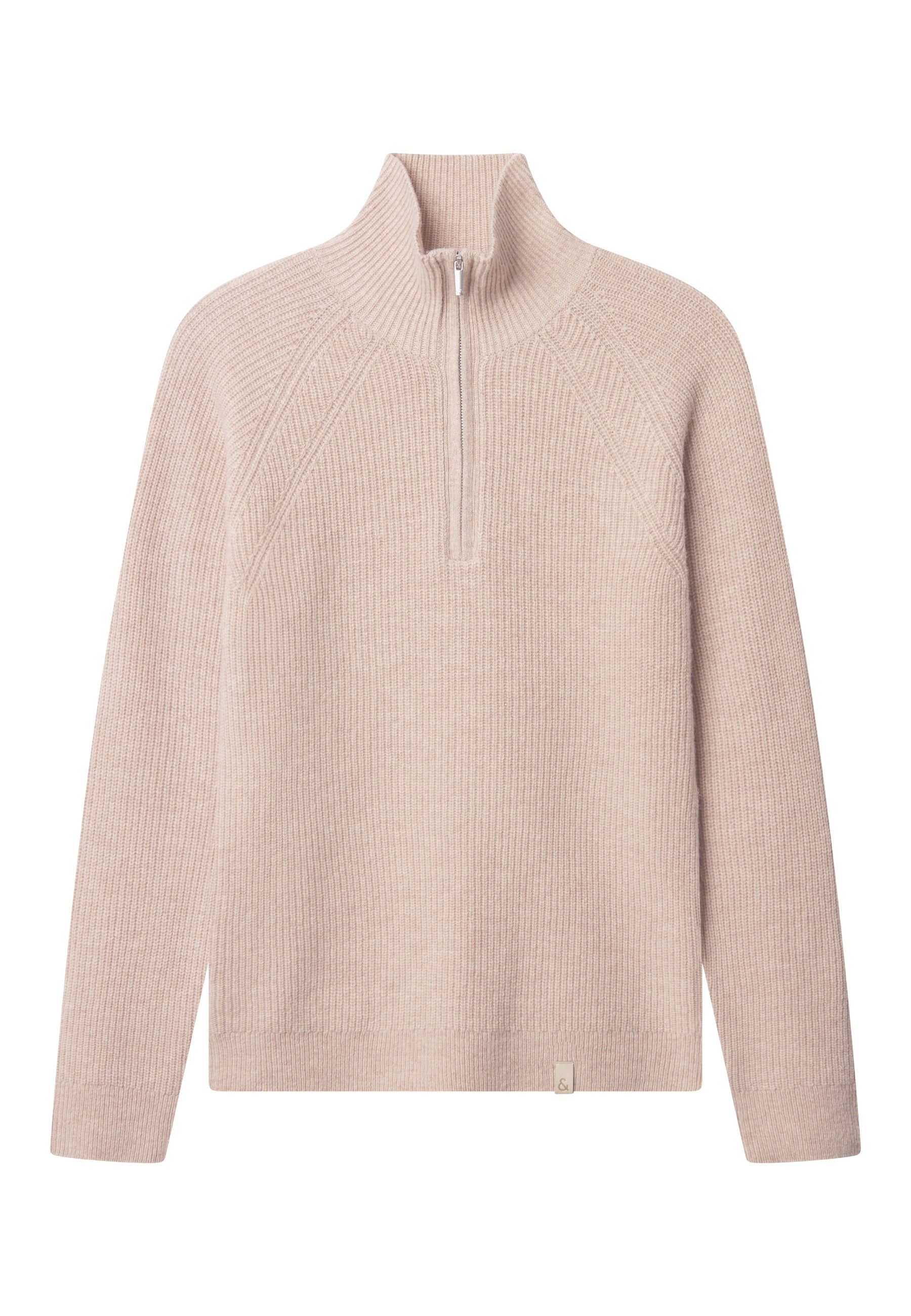 Half-Zip Lambswool in Peanut Pullover Colours and Sons
