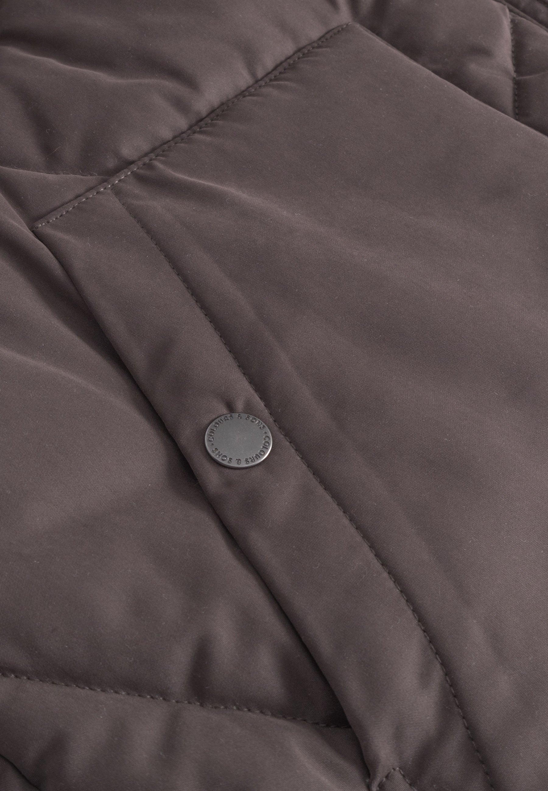 Vest Puffer Quilted in Lumber