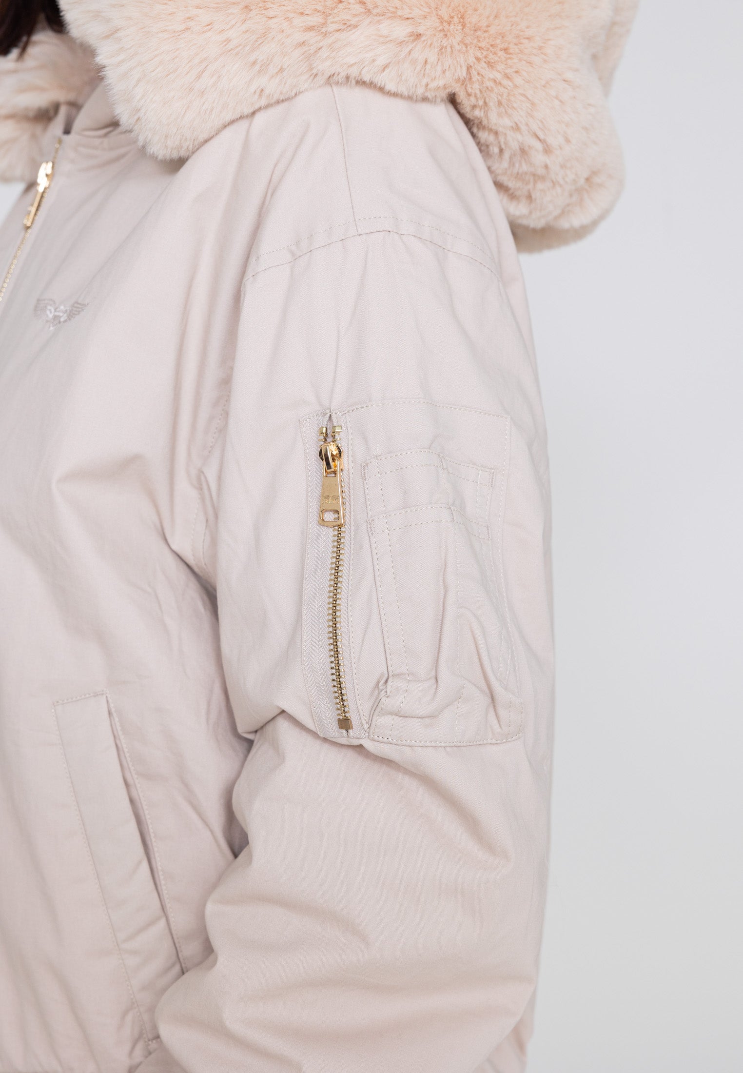 Ada W bomber jacket in Cream Jackets Bombers Original   