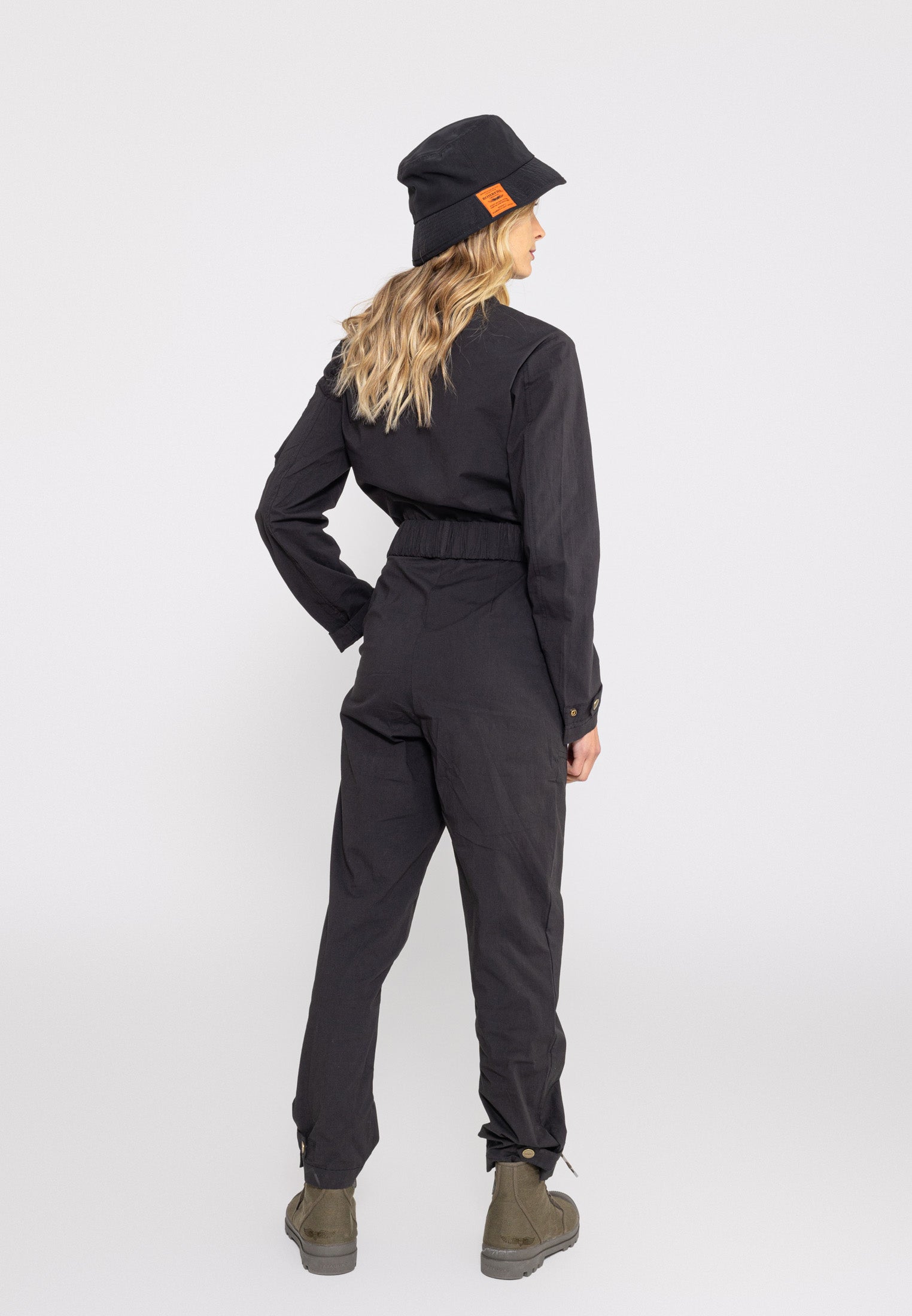 All Over Jumpsuit in Black Jumpsuit Bombers Original   