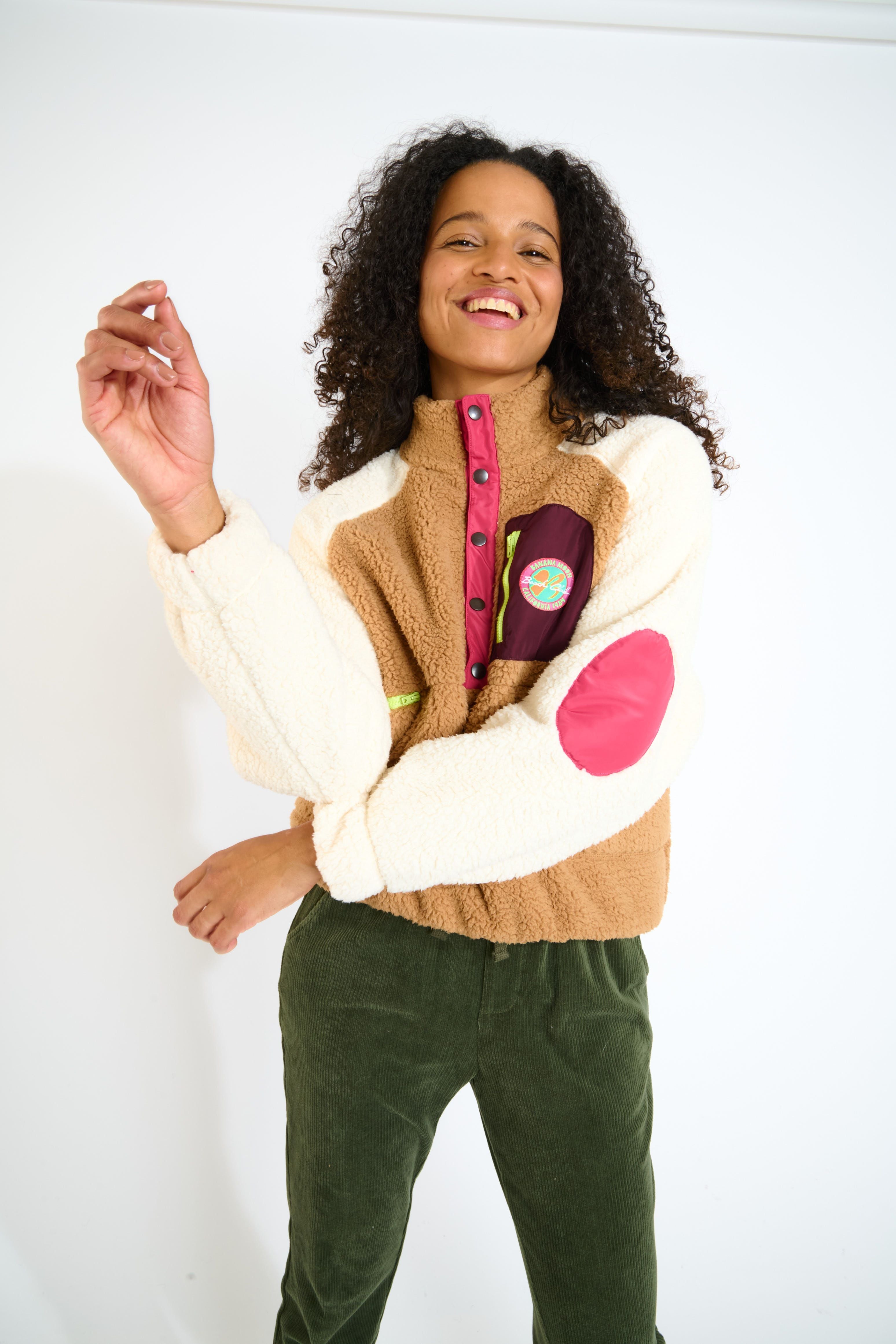 BREW-SKIWAX sweatshirt in camel Sweatshirts Banana Moon