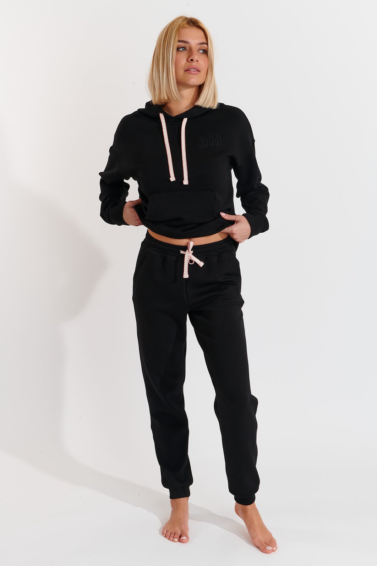 BROOKS-BAYJOY Hoodie in Noir Hoodie Banana Moon   