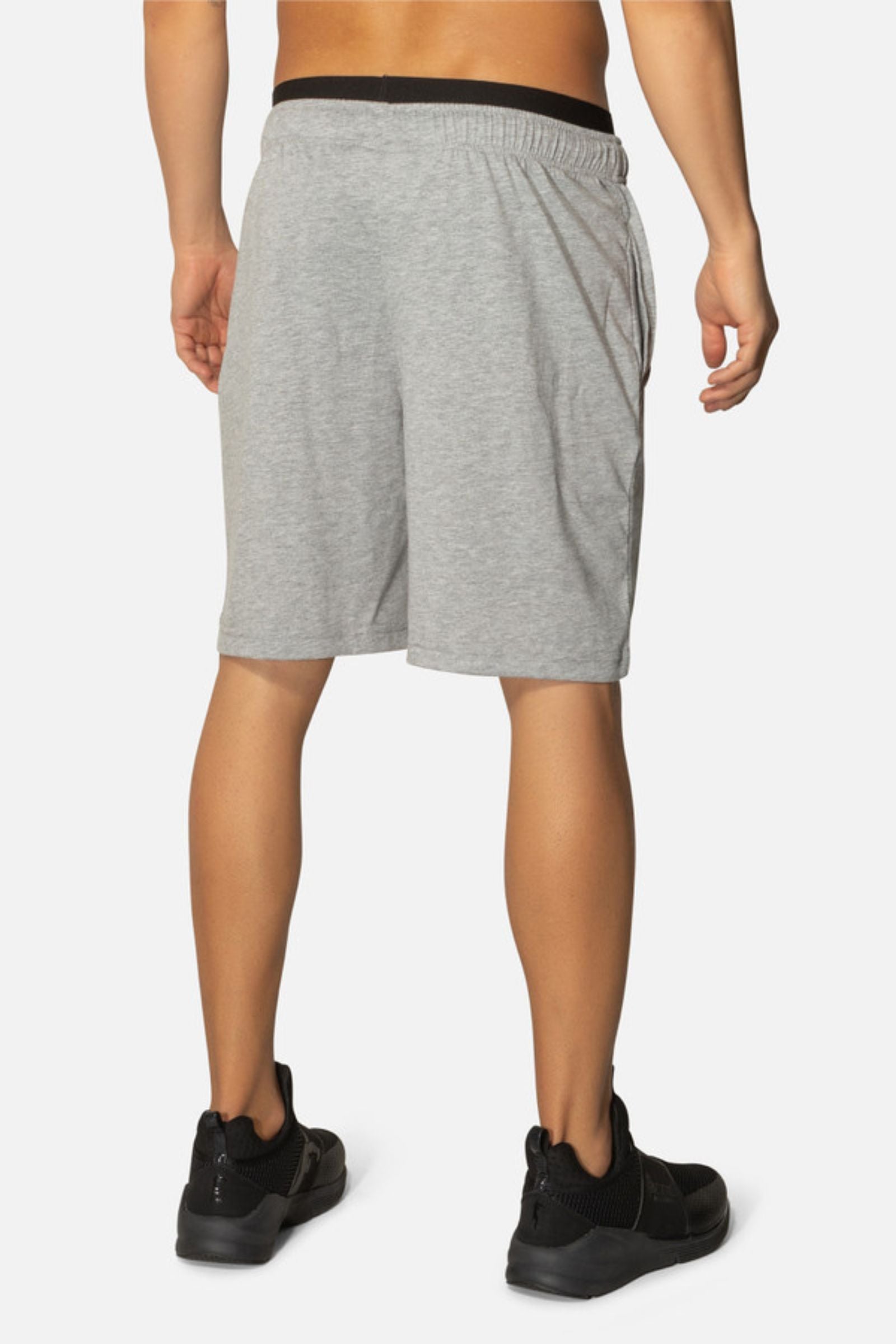 Training Big Print Shorts in Grey Mel Shorts Boxeur des Rues