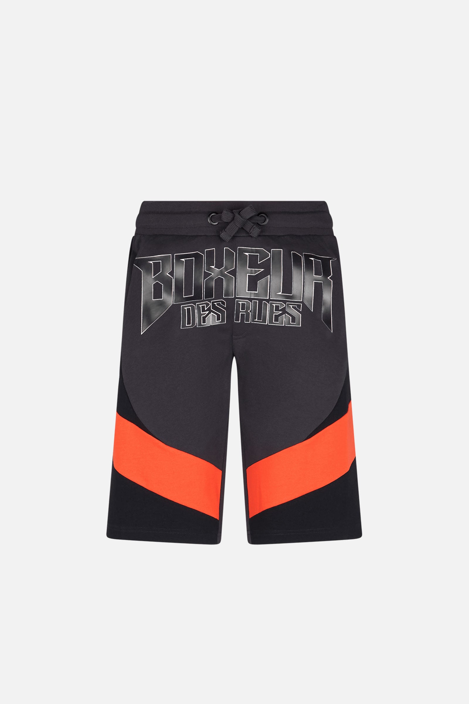 Short Pants with Inserts in Anthracite Shorts Boxeur des Rues   