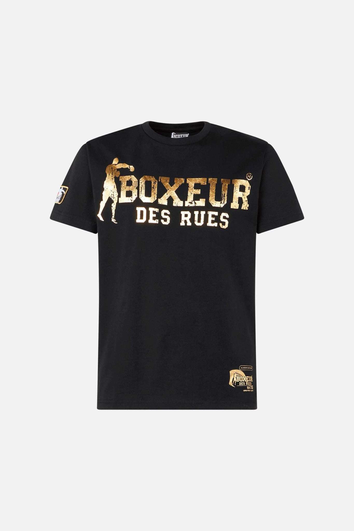 Boxeur Street 2 T shirt in Black Gold Boxeur des Rues Switzerland