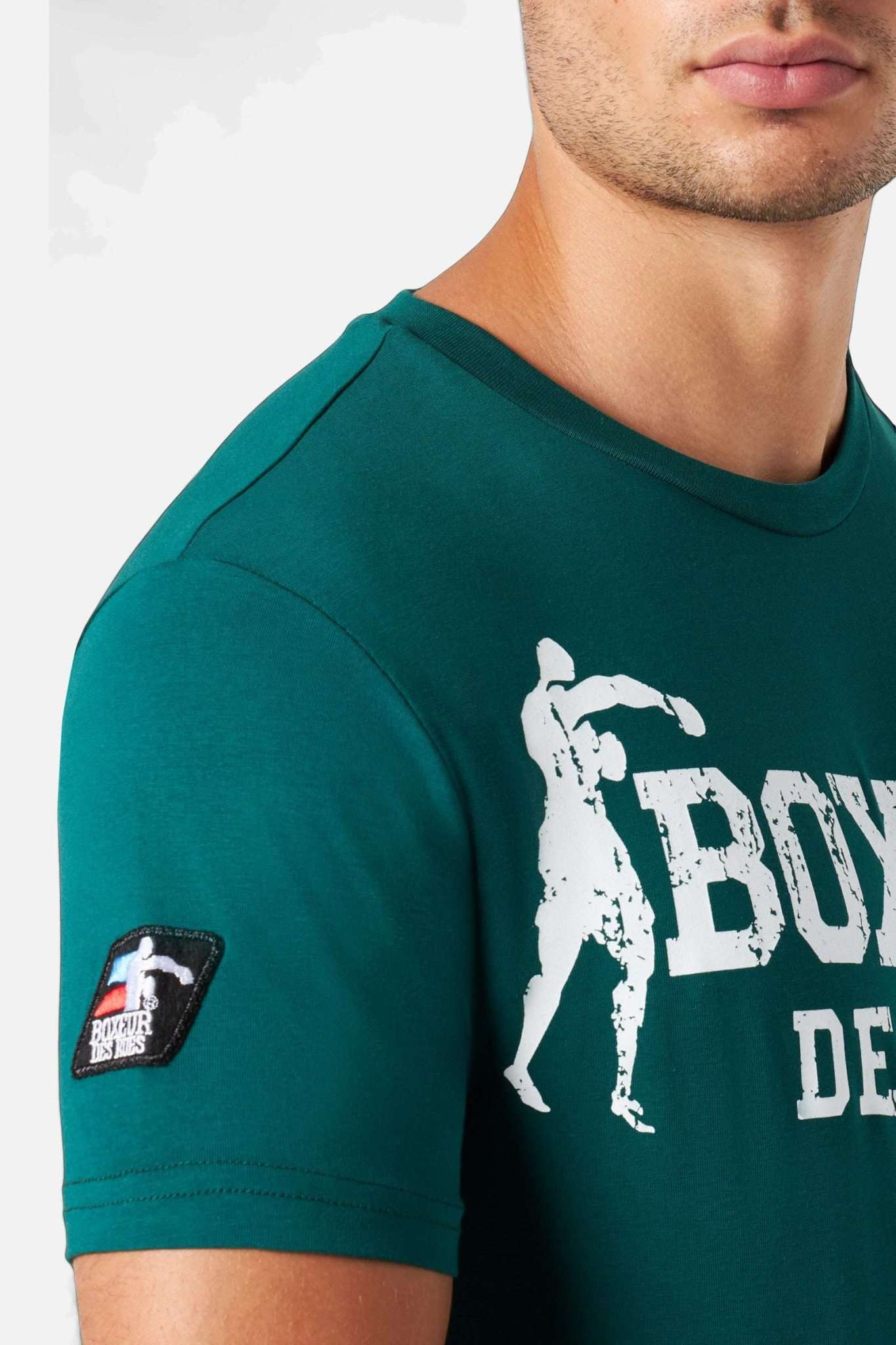 T-shirt Boxeur Street 2 in Deepgreen T-Shirts Boxeur des Rues   