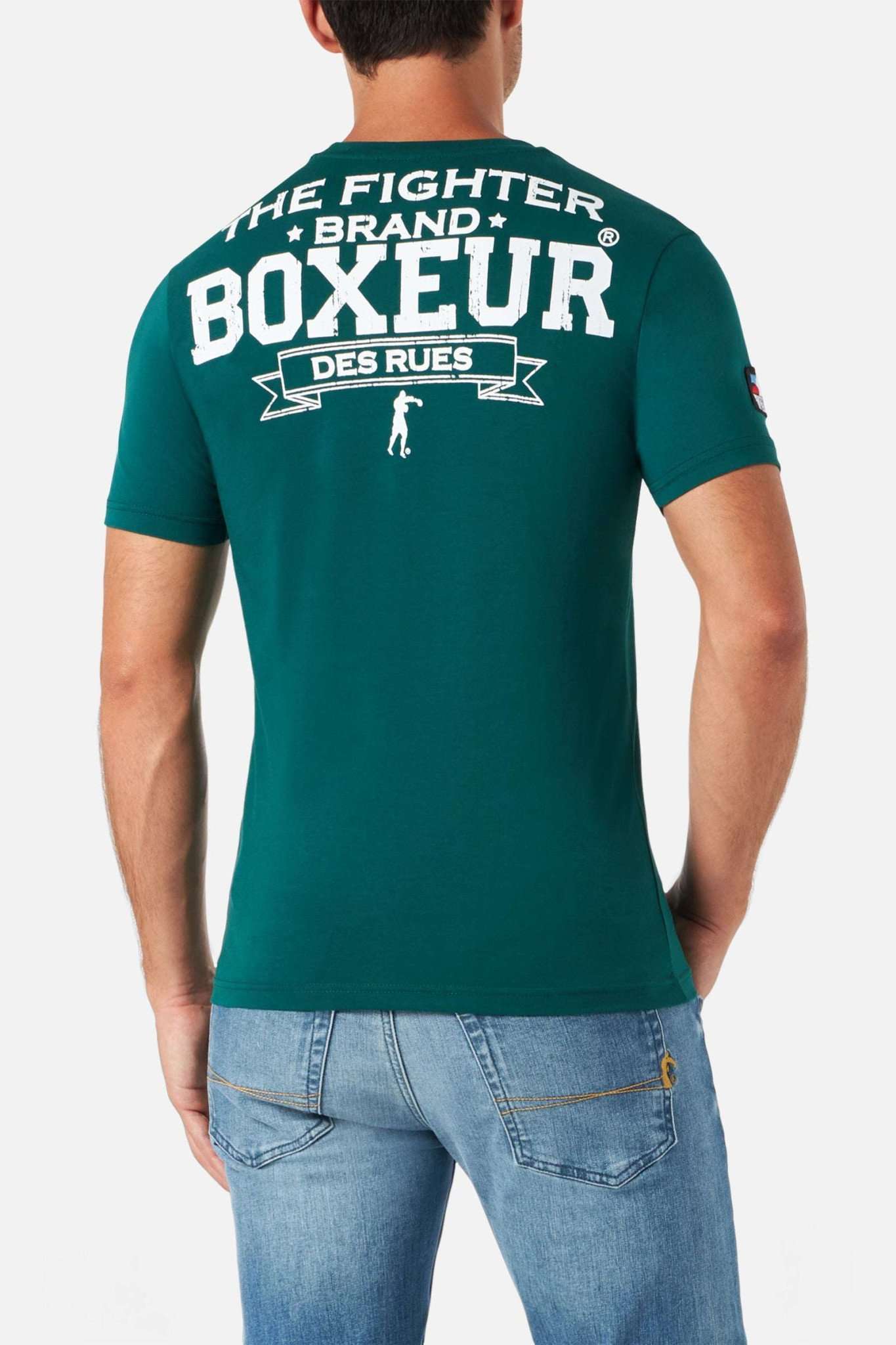 T-shirt Boxeur Street 2 in Deepgreen T-Shirts Boxeur des Rues   