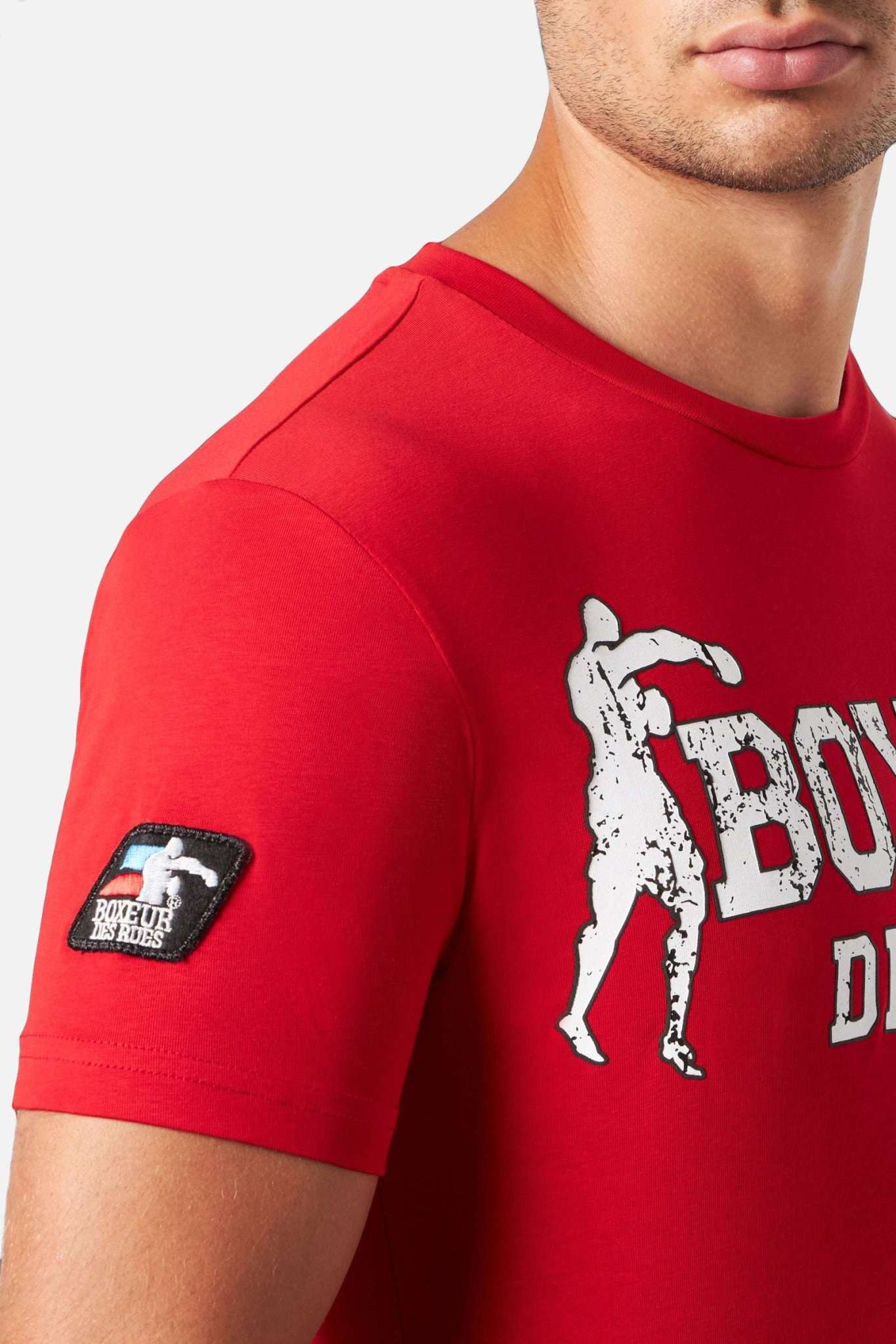 T-shirt Boxeur Street 2 in Red T-Shirts Boxeur des Rues   