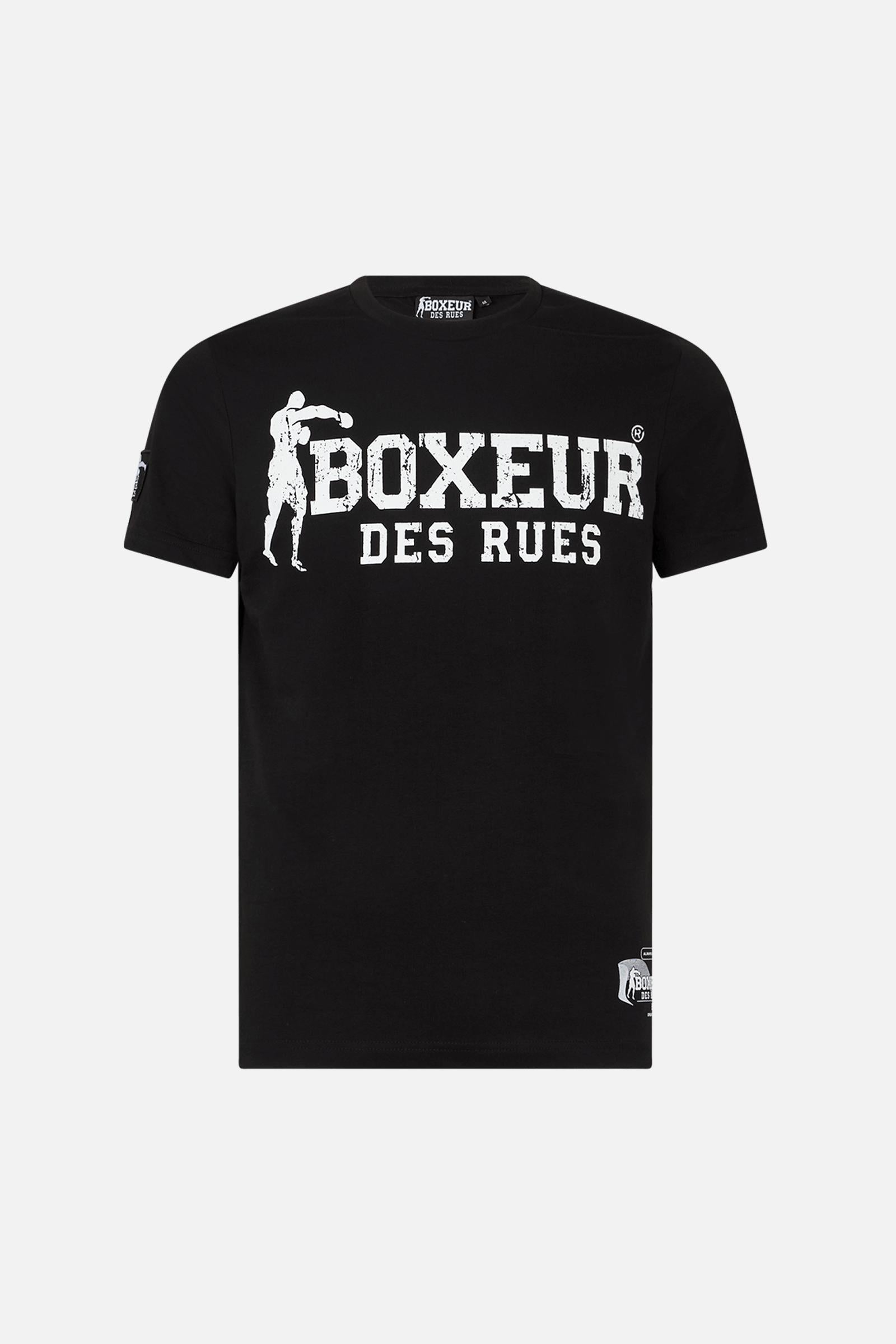 T-shirt Boxeur Street 2 in Black-White T-Shirts Boxeur des Rues   