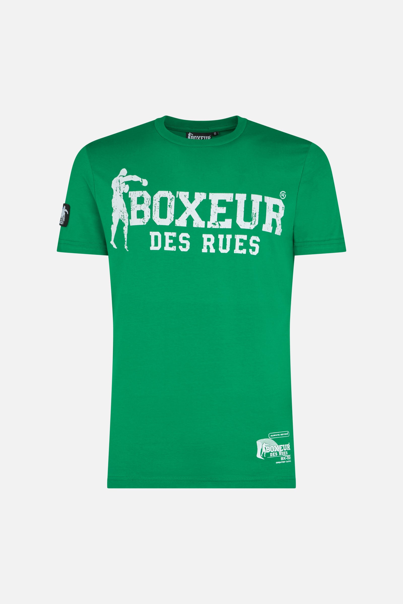 T-shirt Boxeur Street 2 in Green T-shirts Boxeur des Rues   