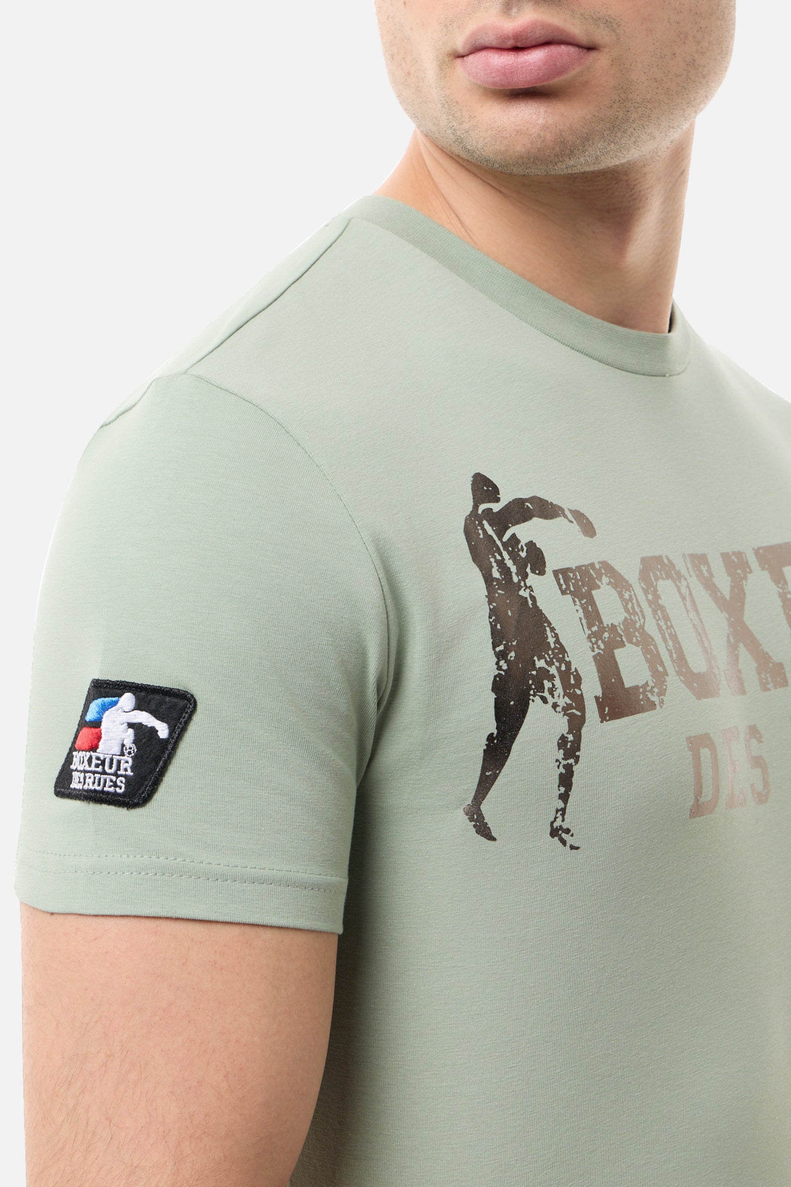 Boxeur Street 2 T-shirt in Sage