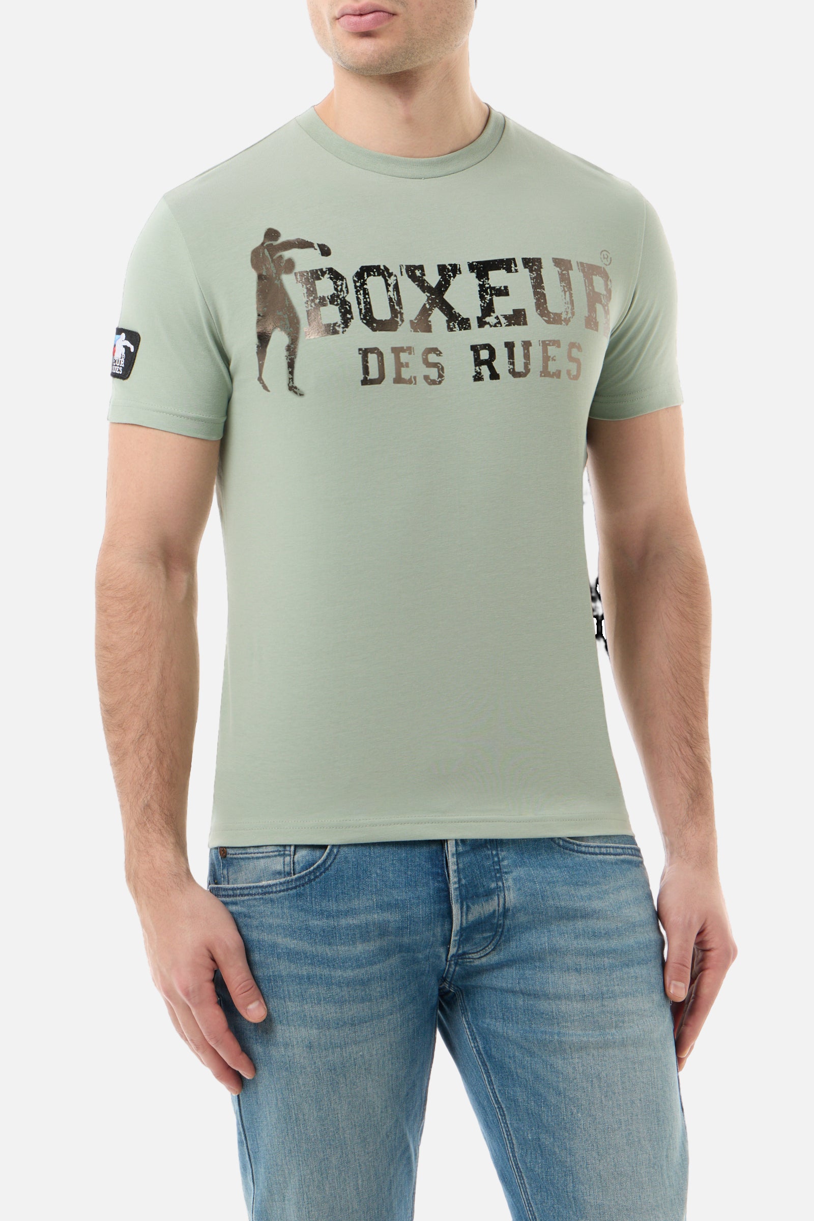 Boxeur Street 2 T-shirt in Sage