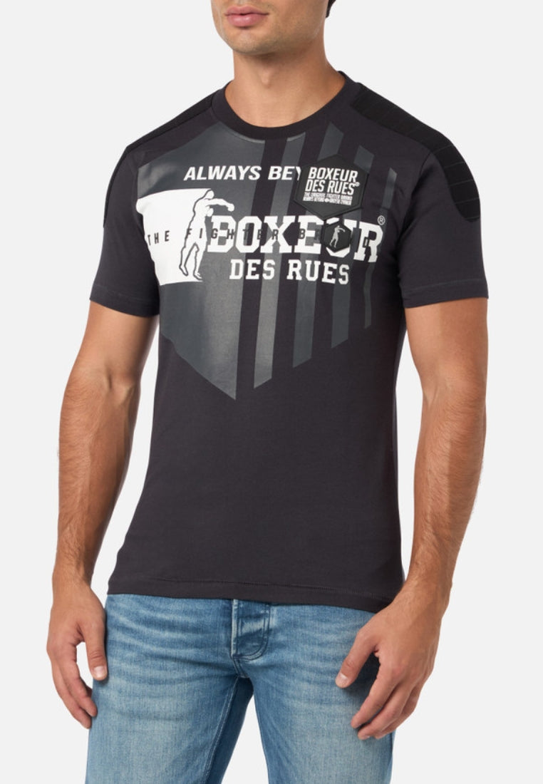 Short Sleeve Tshirt in Anthracite T-Shirts Boxeur des Rues   