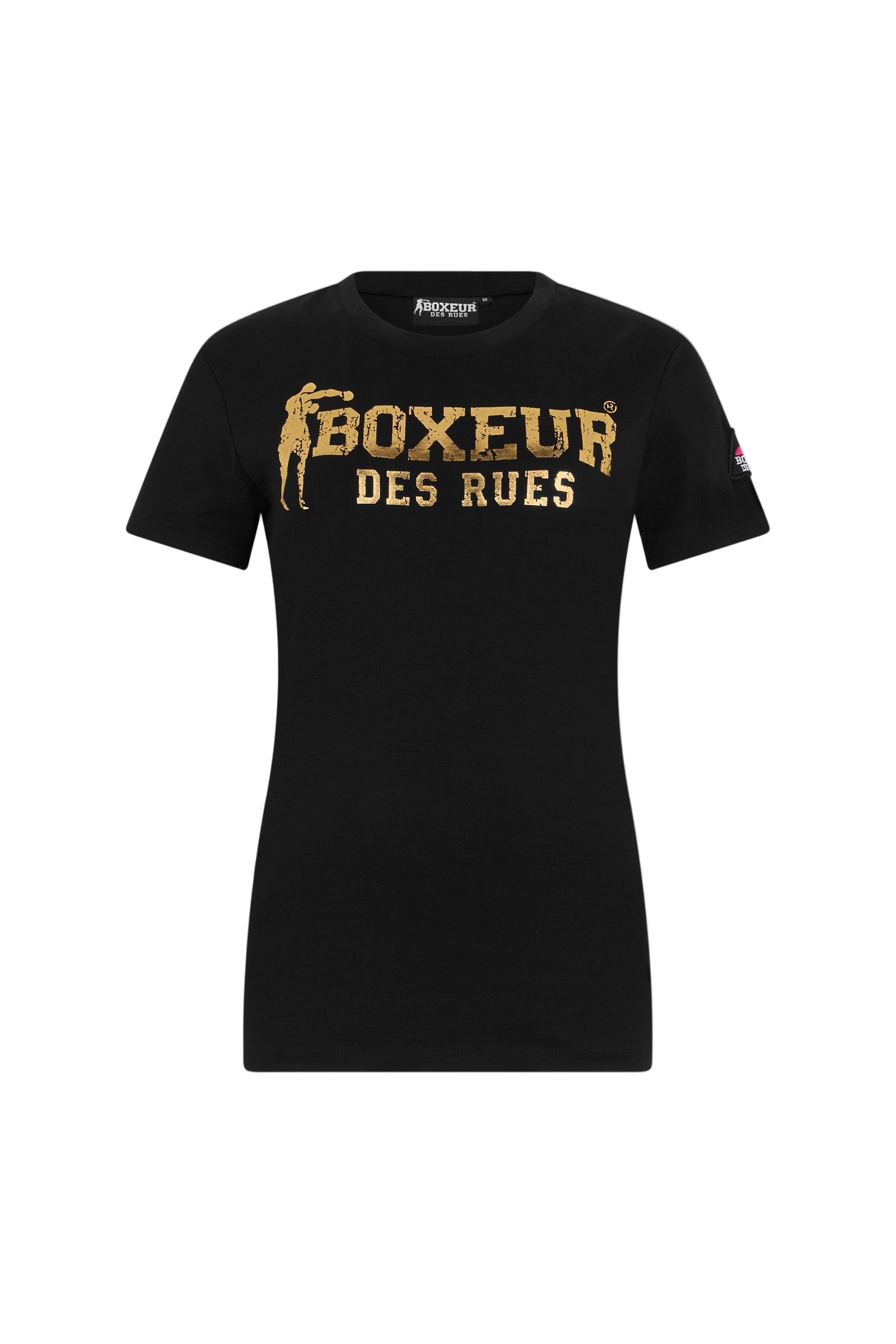 Iconic Logo T-Shirt in Black-Gold T-Shirts Boxeur des Rues