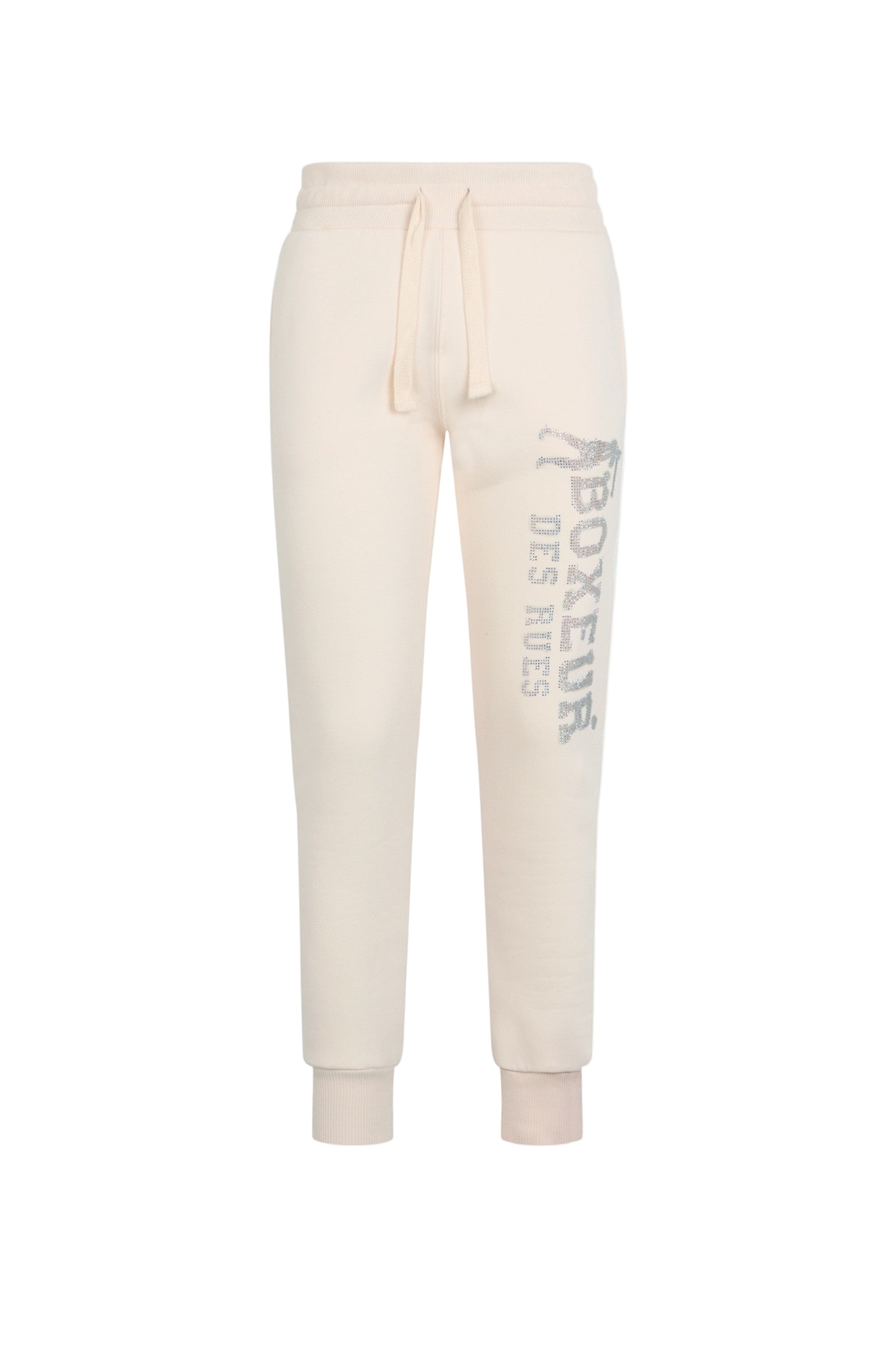 Rhinestone Regular Jogger in Butter