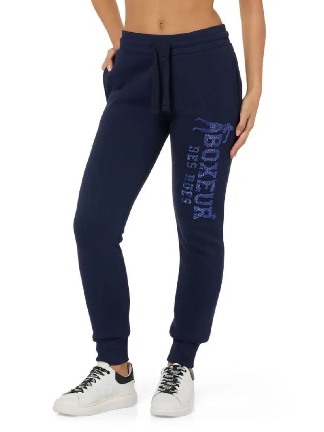 Rhinestone Regular Jogger in Midnight Pants Boxeur des Rues